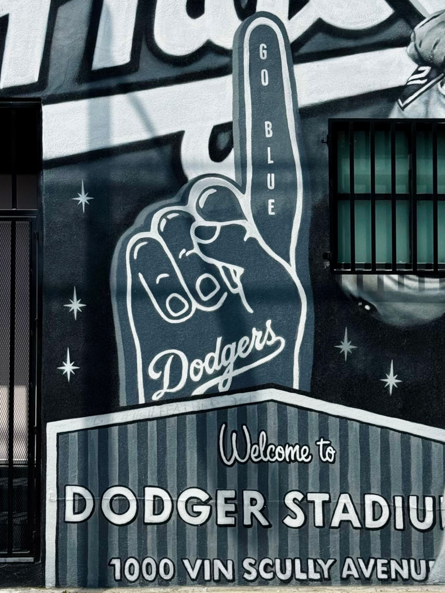 Elysian Valley Mural Dodger Foam Finger