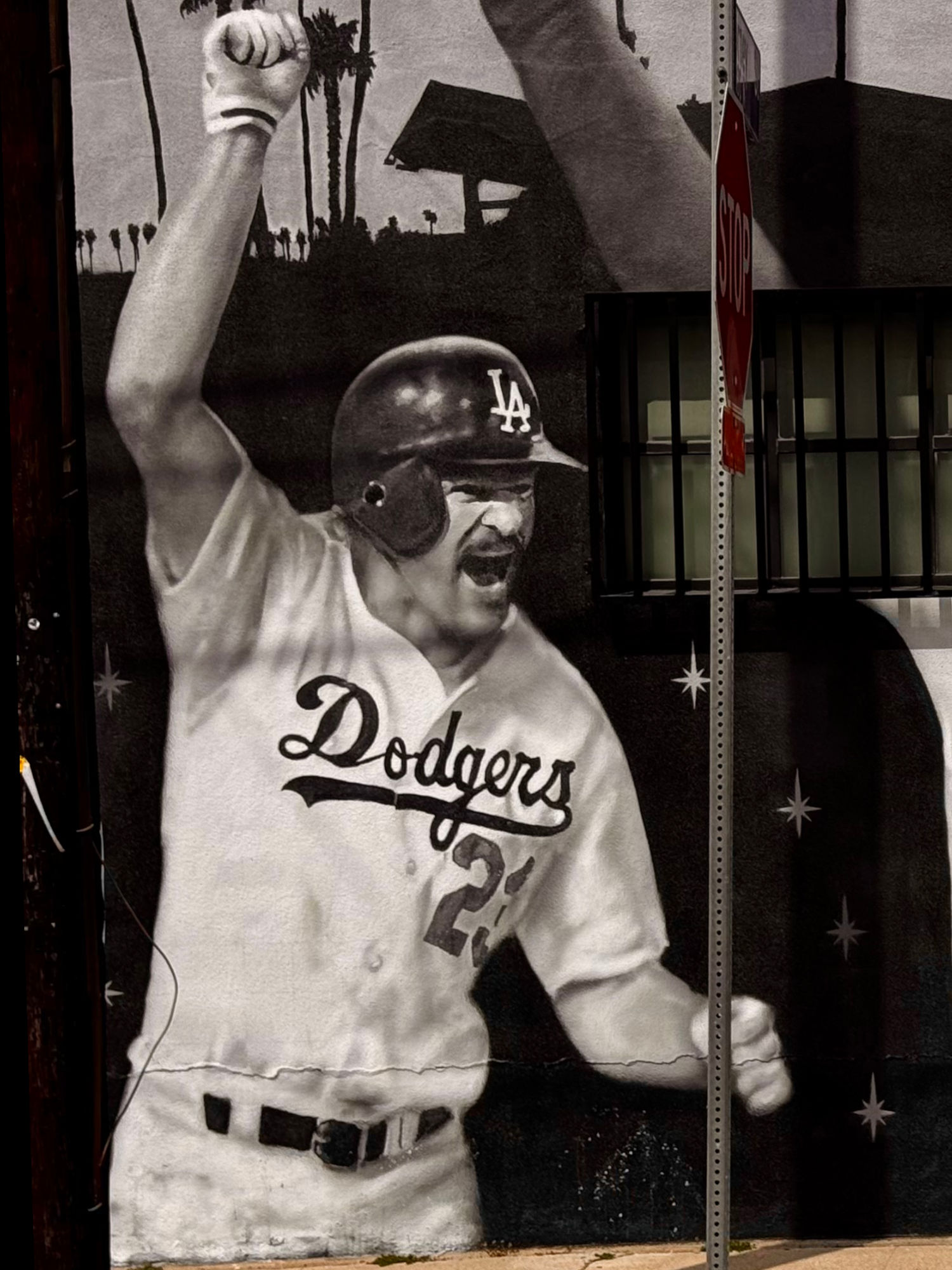 Elysian Valley Mural Kirk Gibson