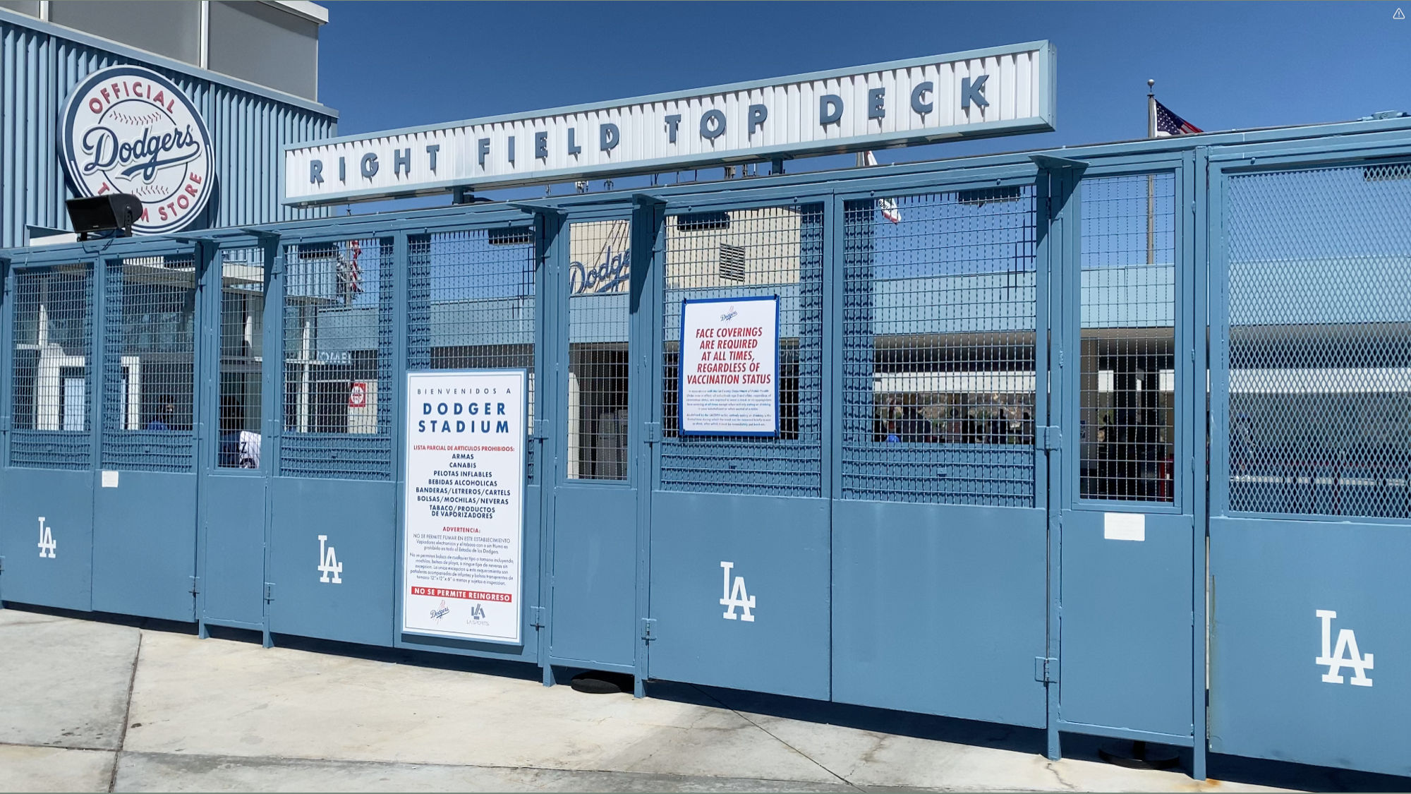 Entrance Right Field Top Deck