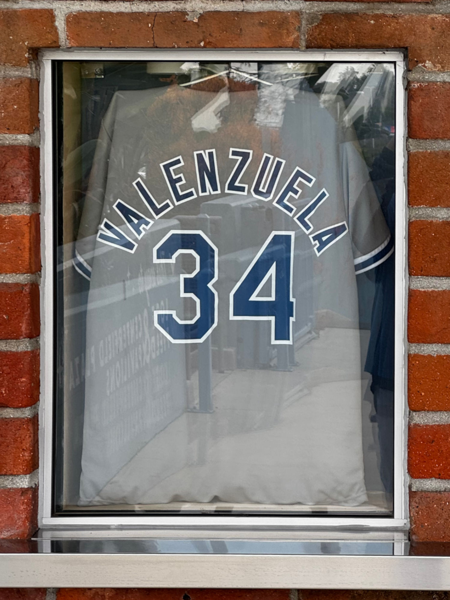 1981 Dodger Jersey Back Fernando Valenzuela 1981 Dodger Jersey Back
