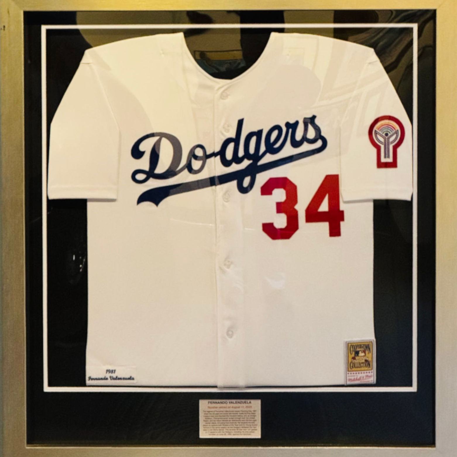 Fernando Valenzuela #34 Dodger Jersey