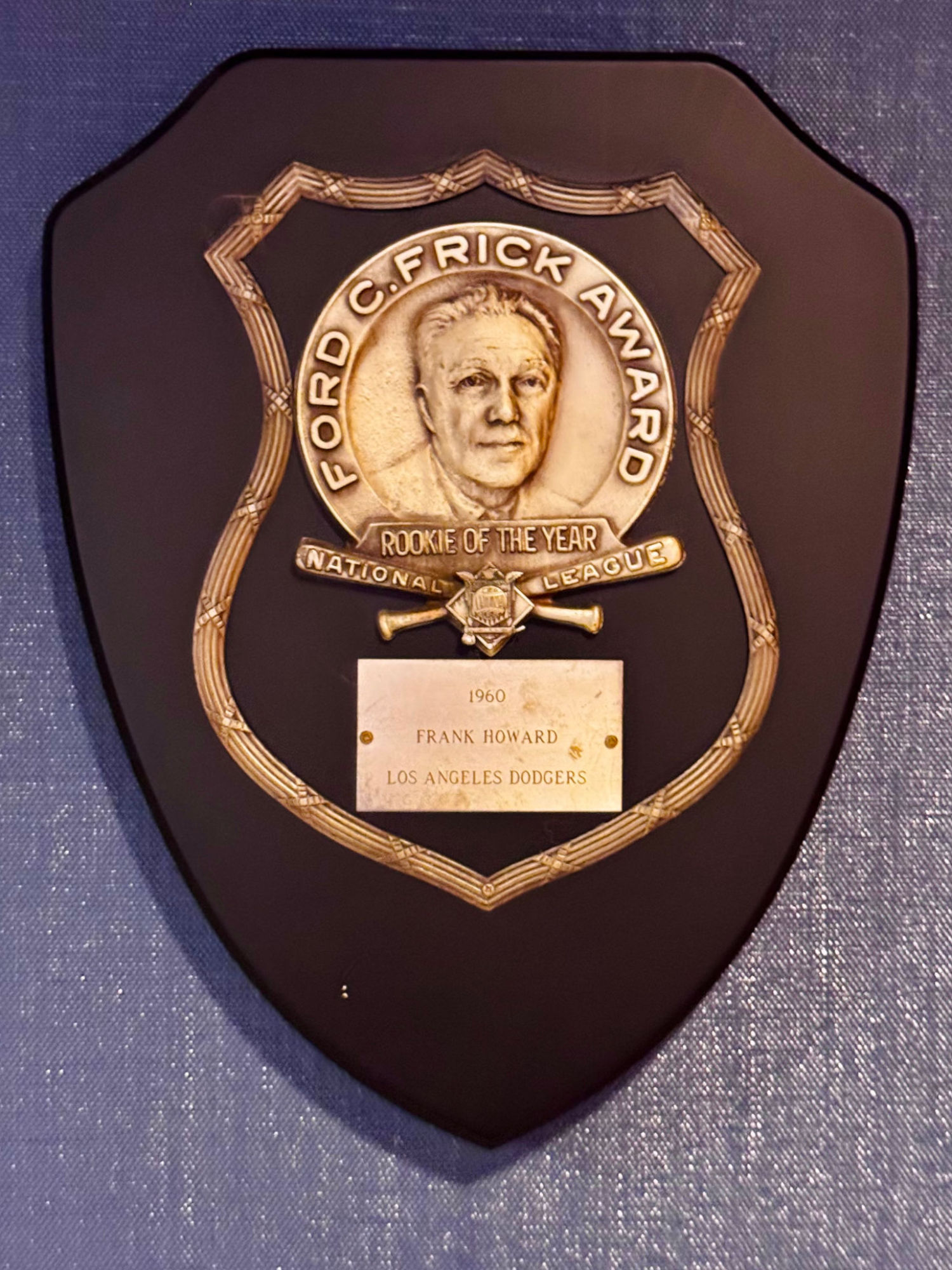 1960 Rookie of the Year Frank Howard 1960 Rookie of the Year