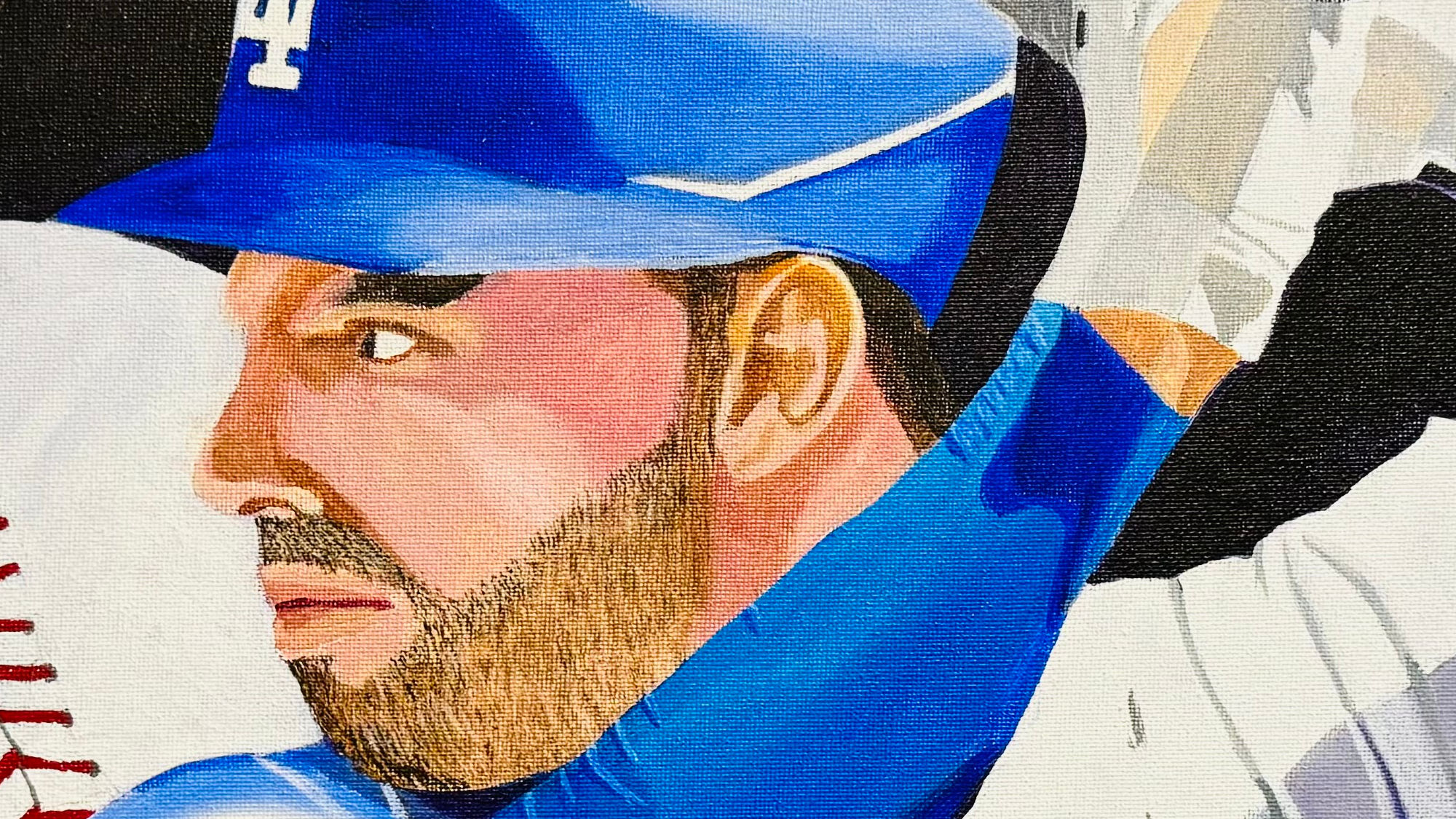 Freddie Freeman Painting By Robbin Grimm
