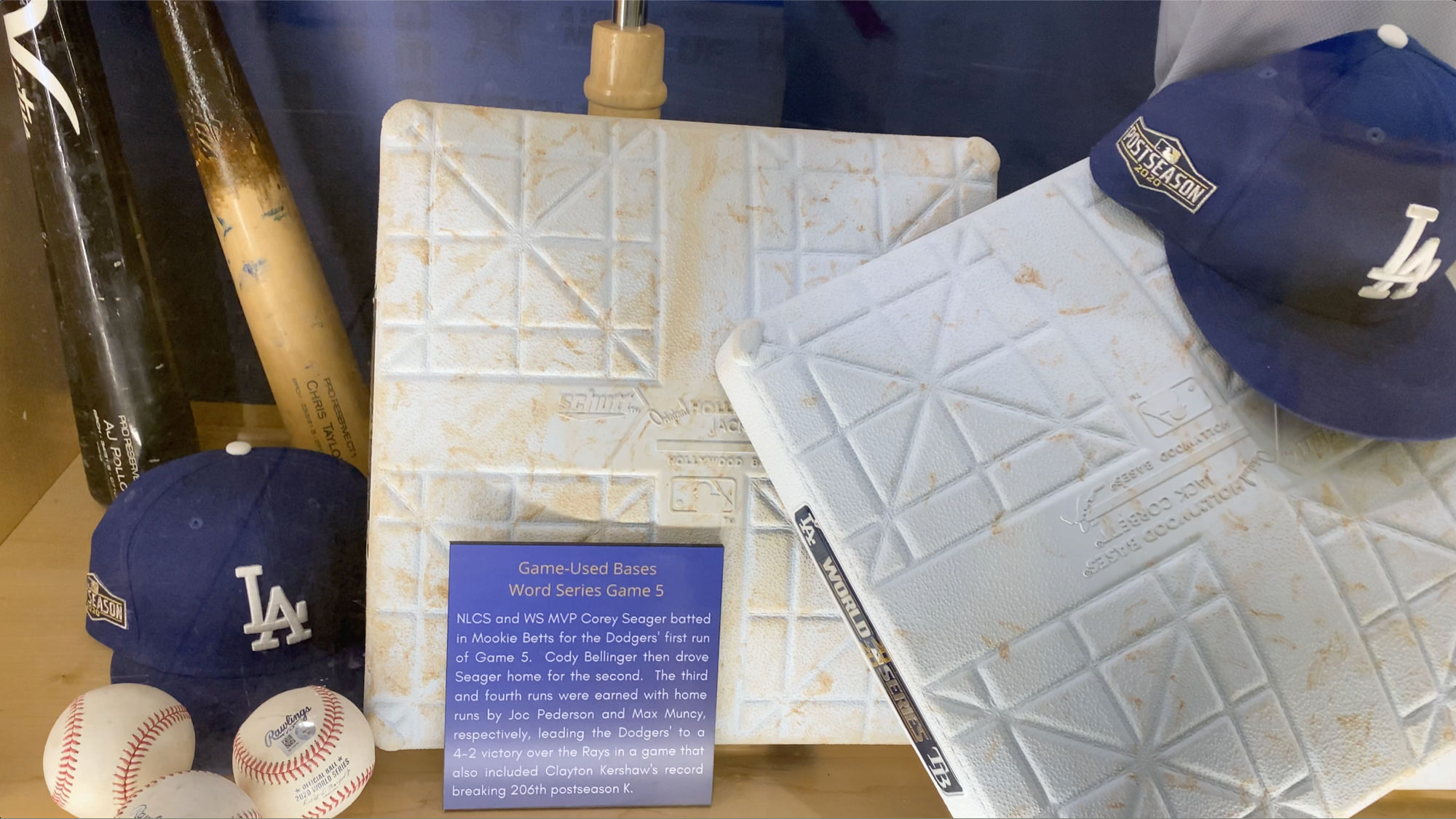 Game Used Bases World Series Game 5