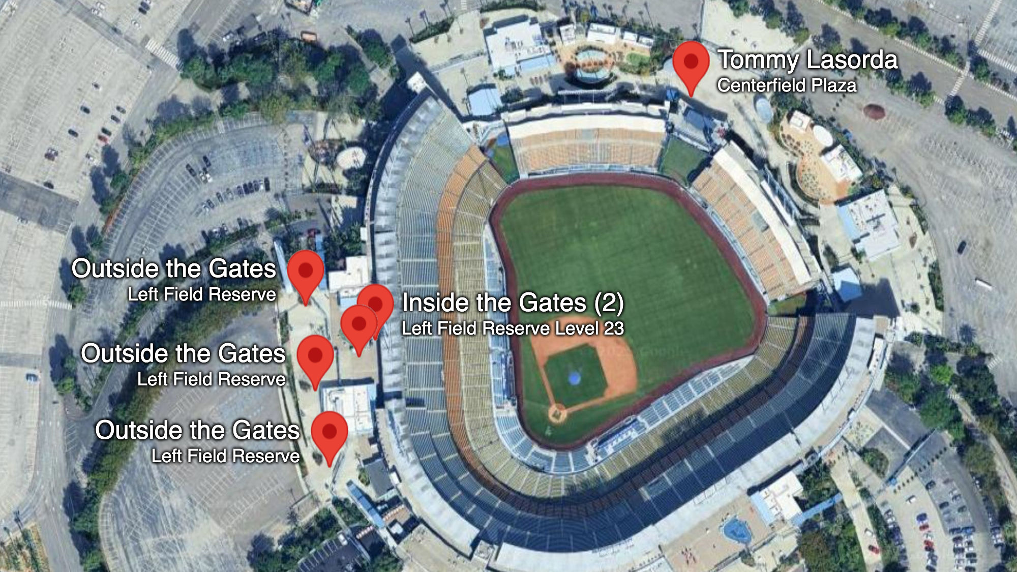 Tommy Lasorda Centerfield Plaza Giant Bobbleheads Tommy Lasorda Centerfield Plaza