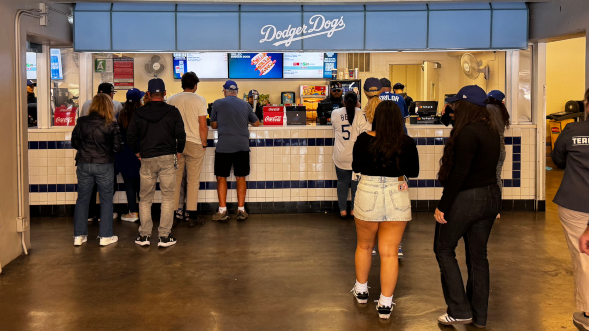 Loge Section 154 Grilled Dodger Dogs Loge Section 154