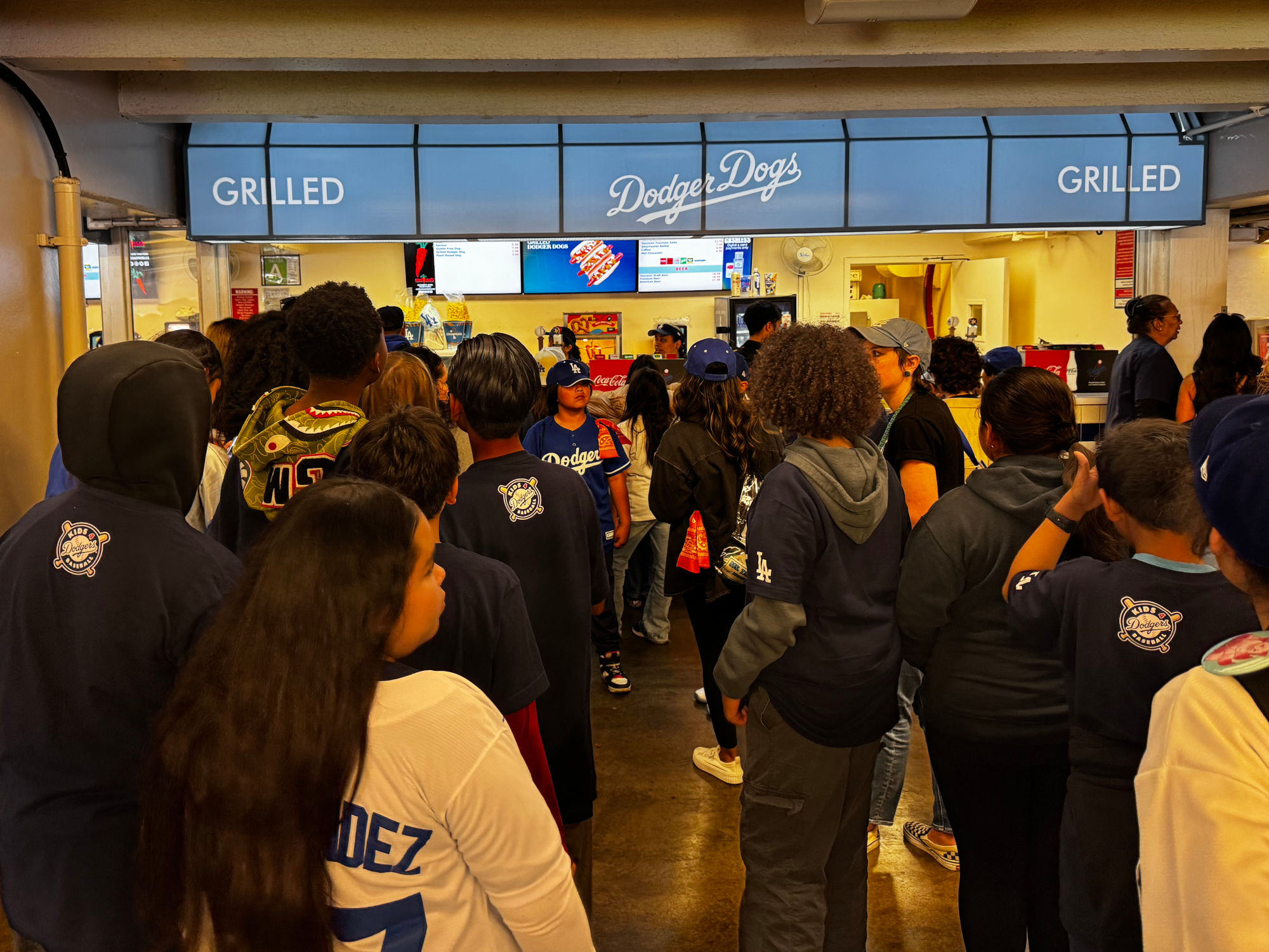 Loge Section 155 Grilled Dodger Dogs Loge Section 155