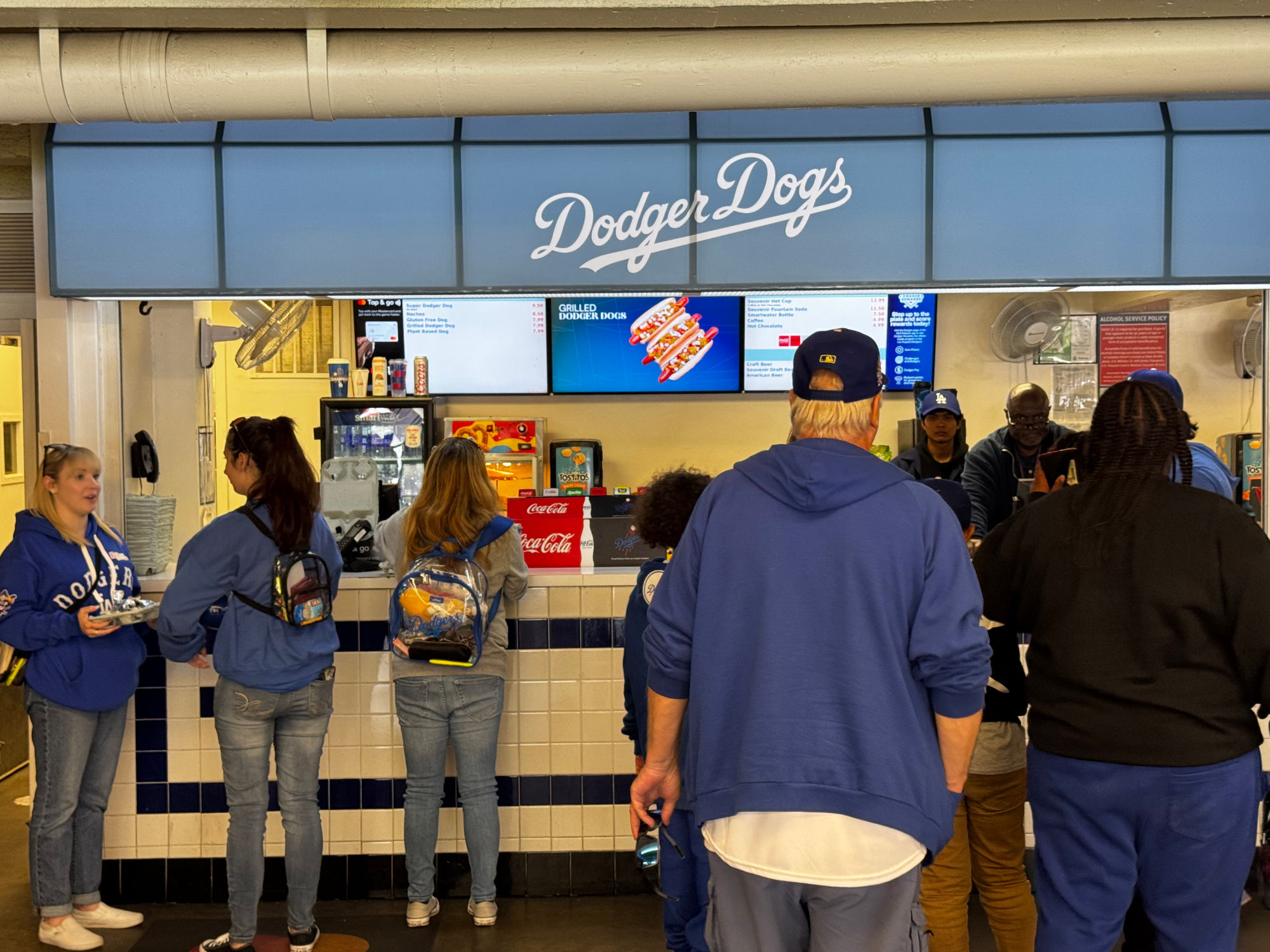 Loge Section 156 Grilled Dodger Dogs Loge Section 156