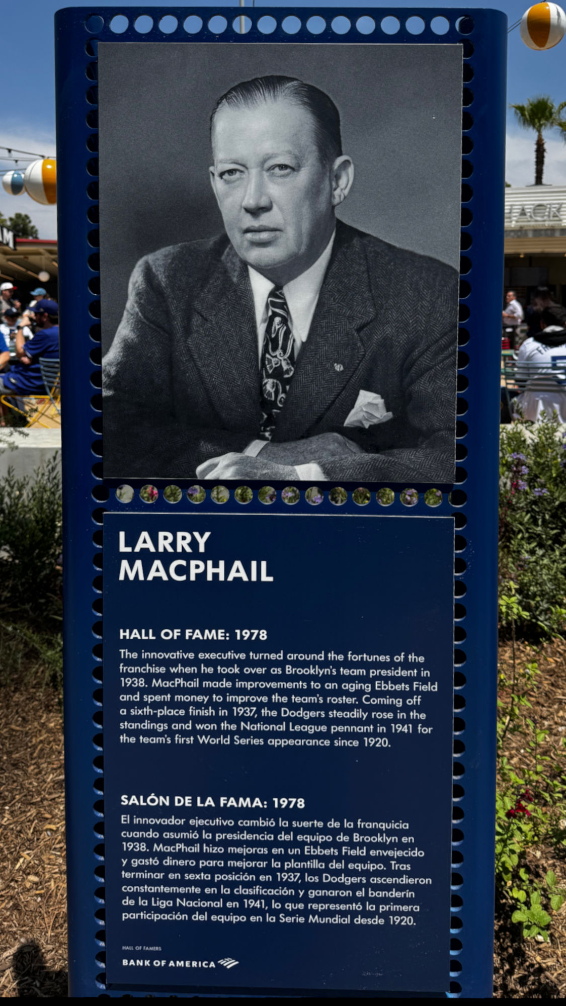 Larry Macphail Hall of Fame Larry Macphail