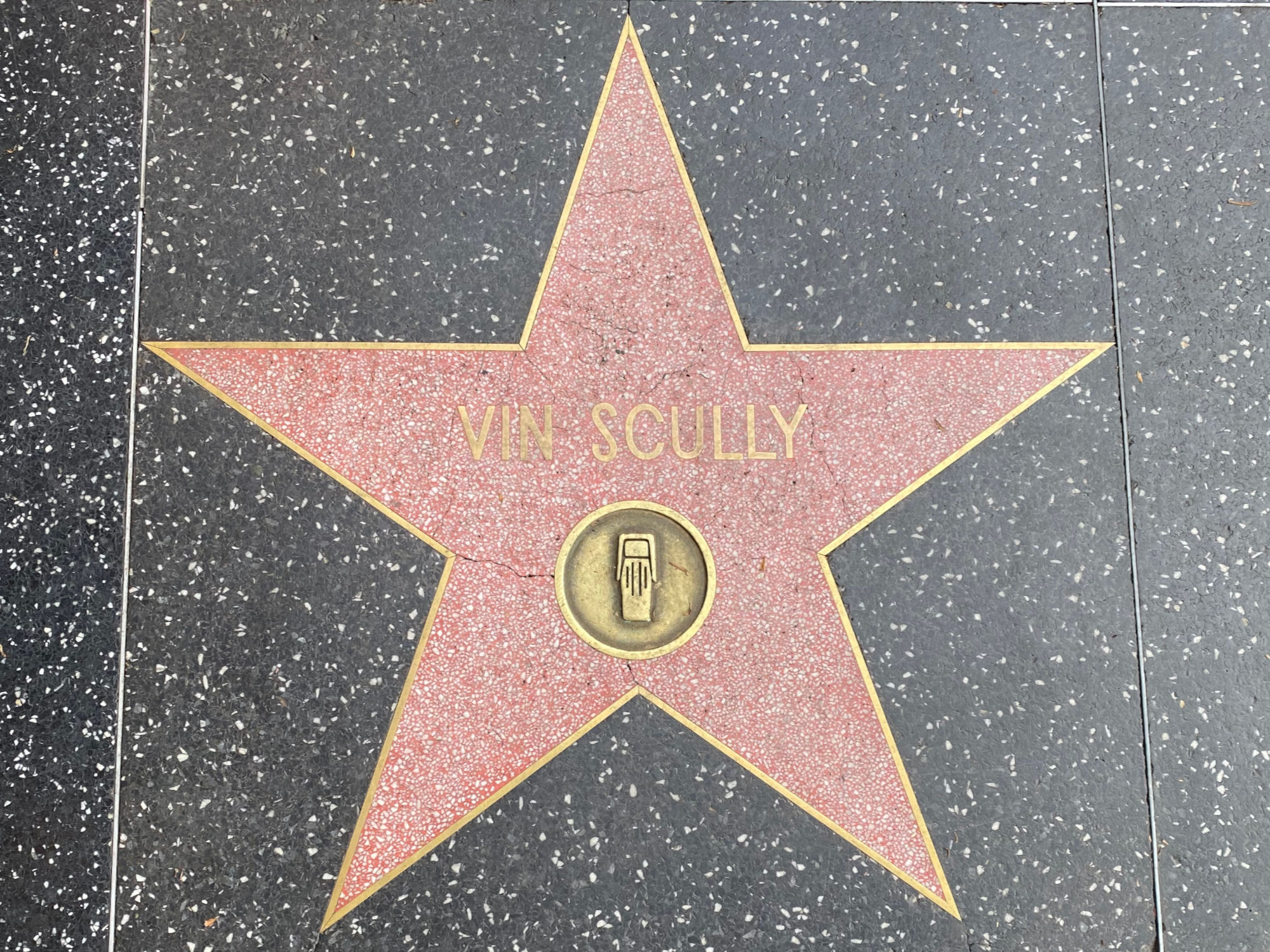 Vin Scully Star Hollywood Walk of Fame Vin Scully Star