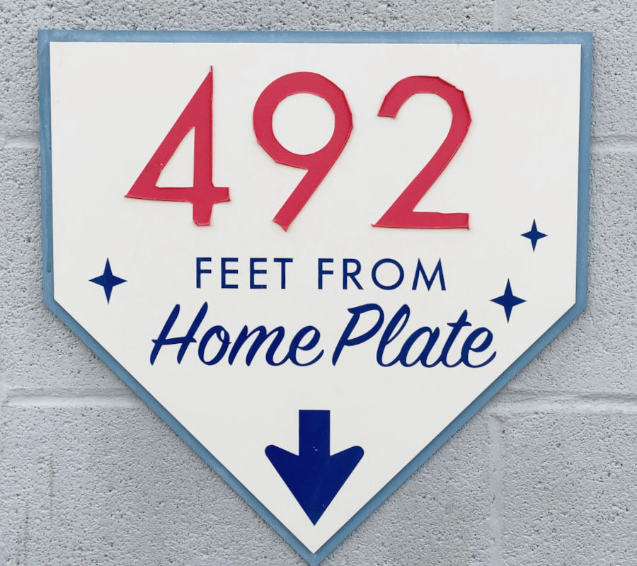 Home Plate Distance Markers