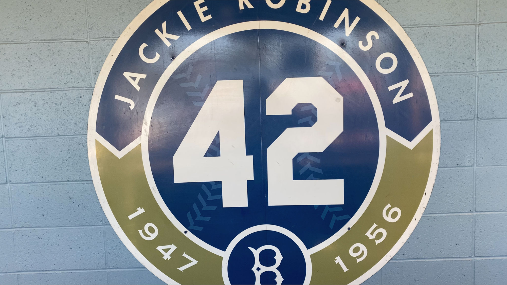 Jackie Robinson #42 1947 Brooklyn 1956