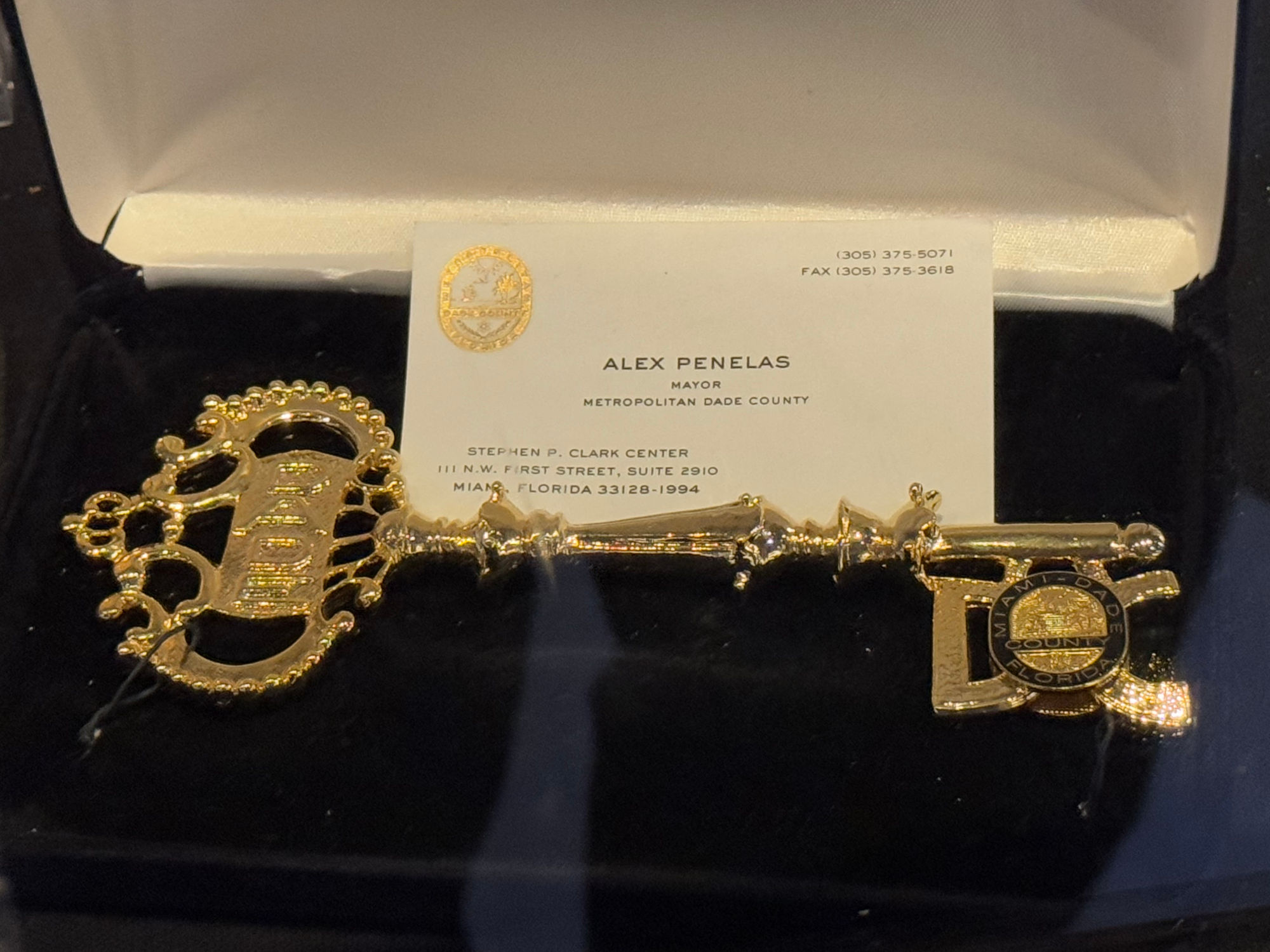 Key to the City of Miami Jaime Jarrin Key to the City of Miami