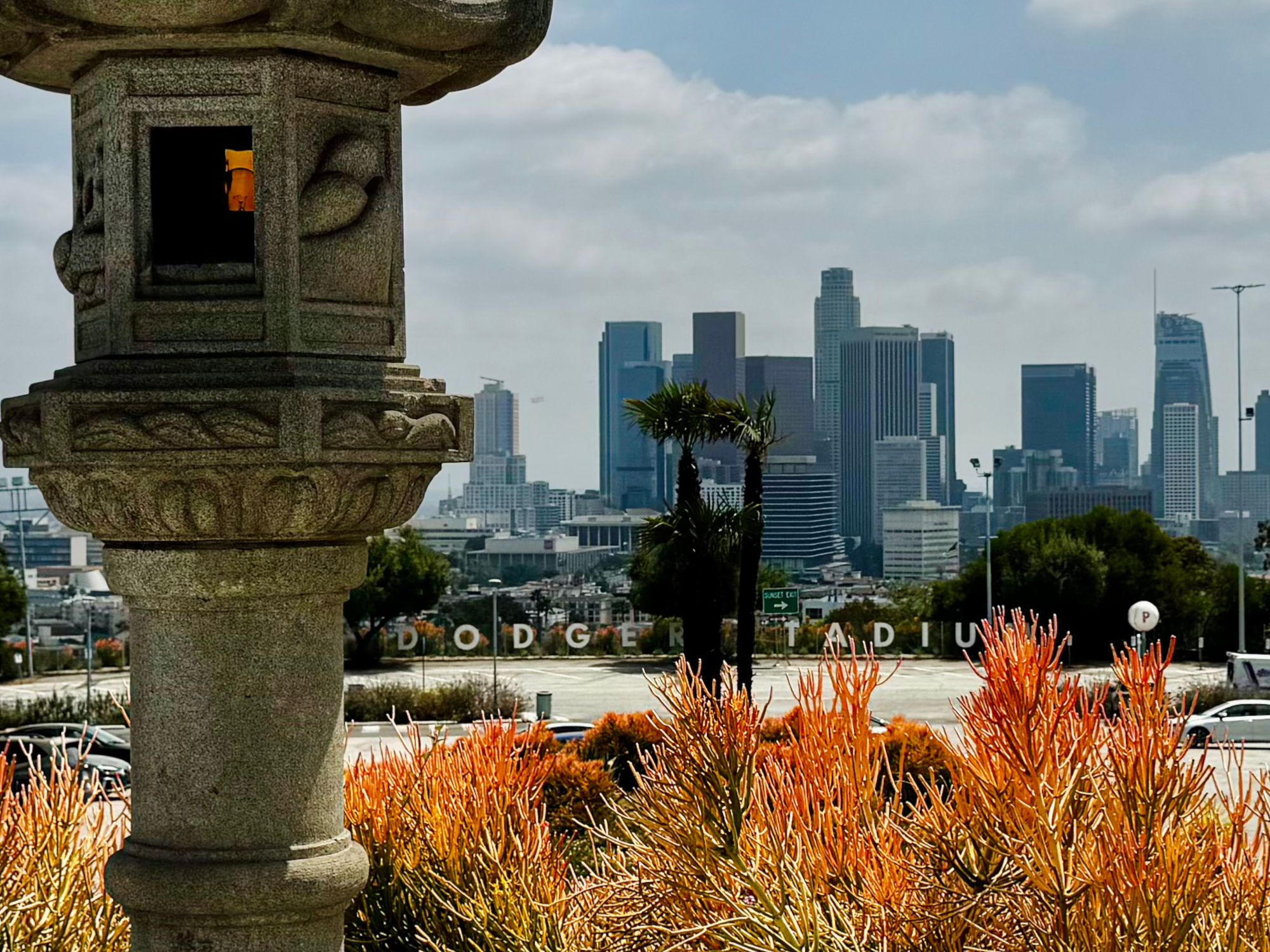 Dodger Stadium Fence Letters Japanese Stone Lantern Dodger Stadium Fence Letters