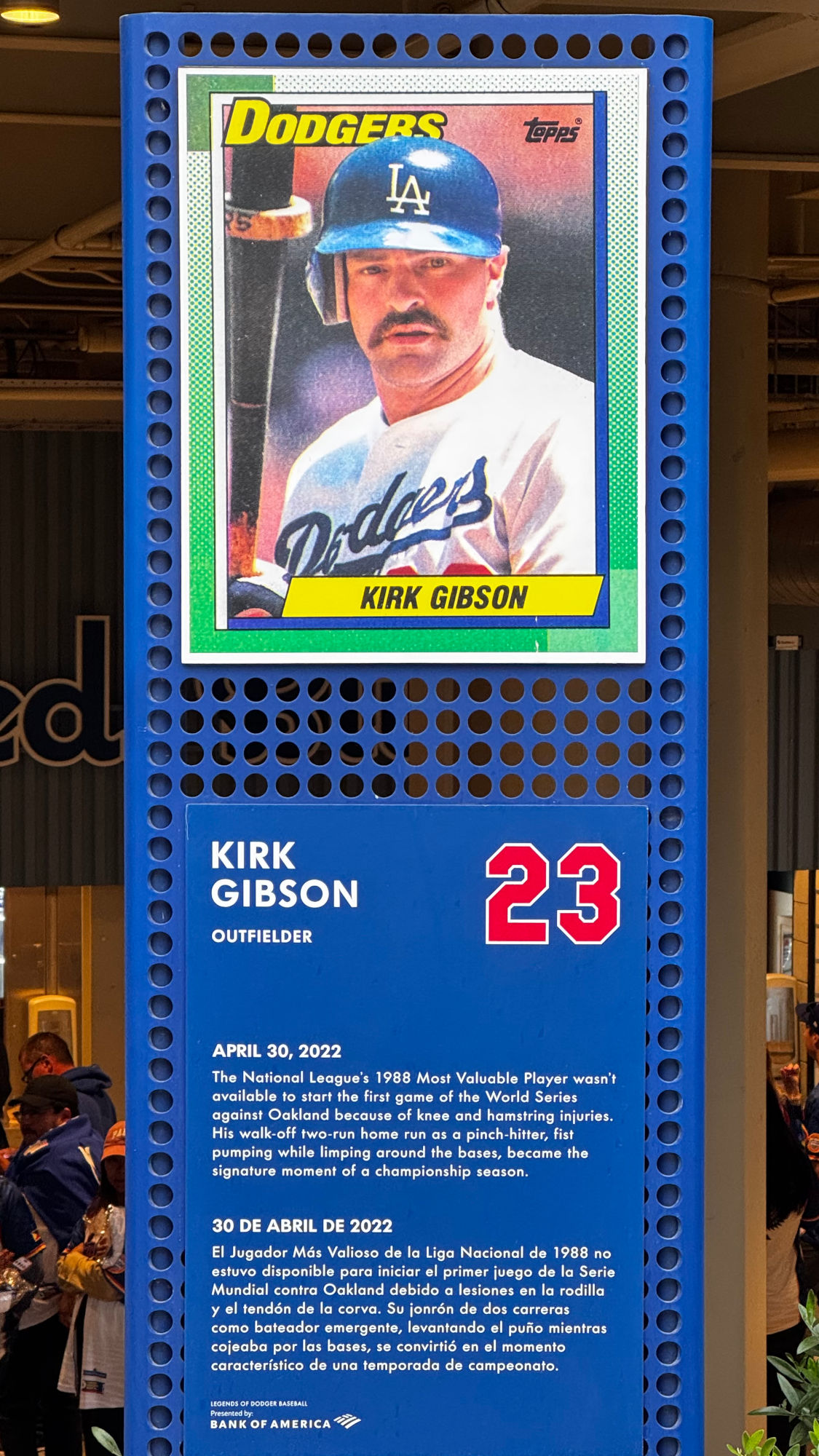 Kirk Gibson Legend of Dodger Baseball Kirk Gibson