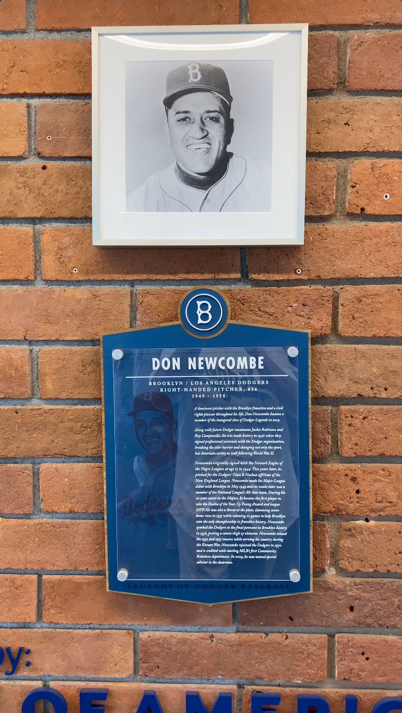 Legends of Dodger Baseball Don Newcombe
