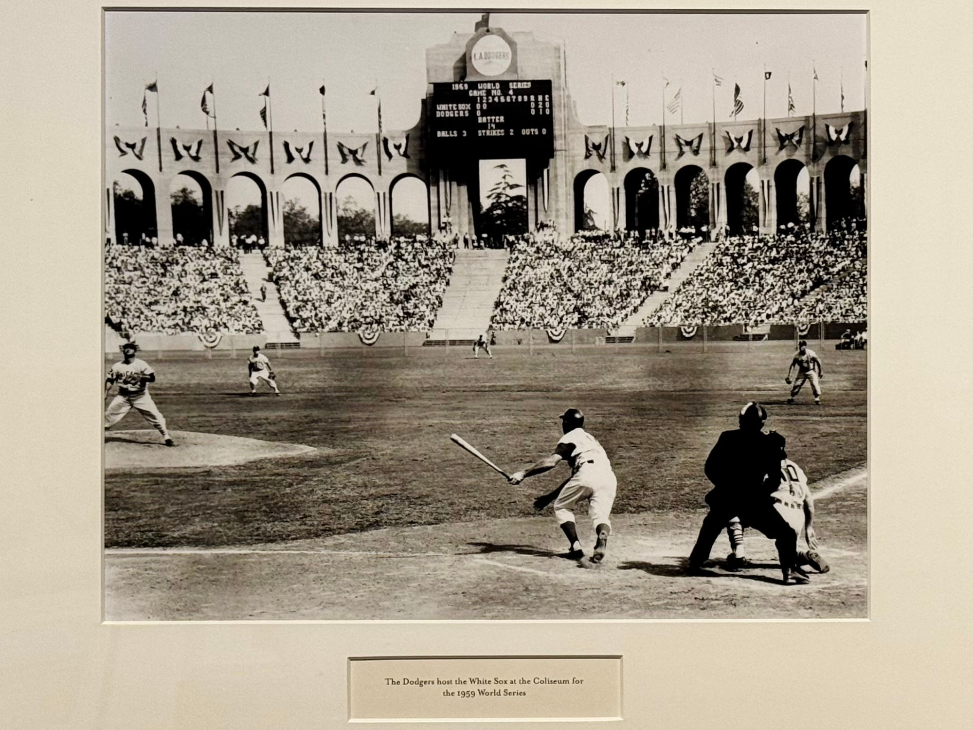 1959 World Series Los Angeles Memorial Coliseum 1959 World Series