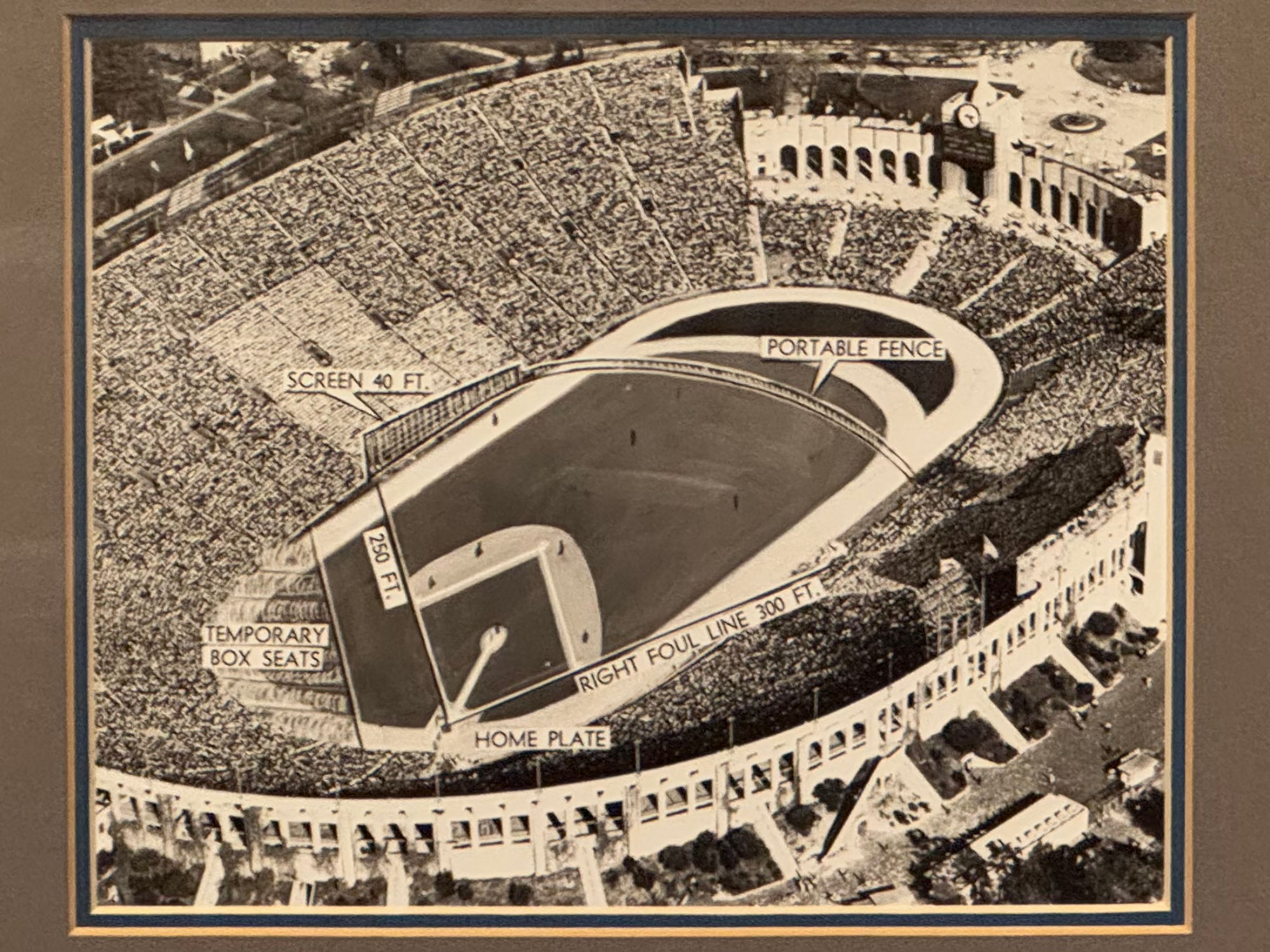Baseball Layout Los Angeles Memorial Coliseum Baseball Layout