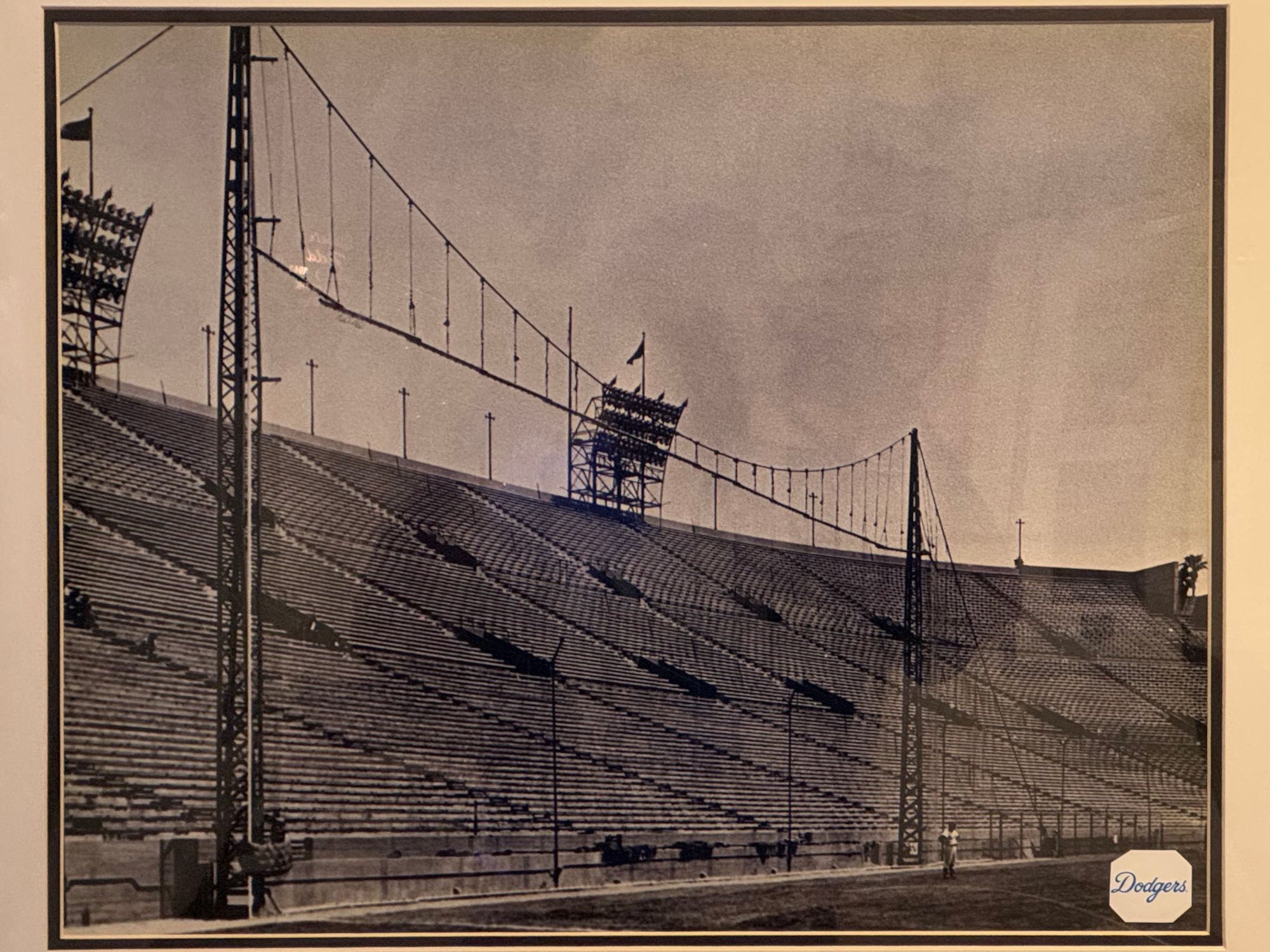 Left Field Fence Los Angeles Memorial Coliseum Left Field Fence