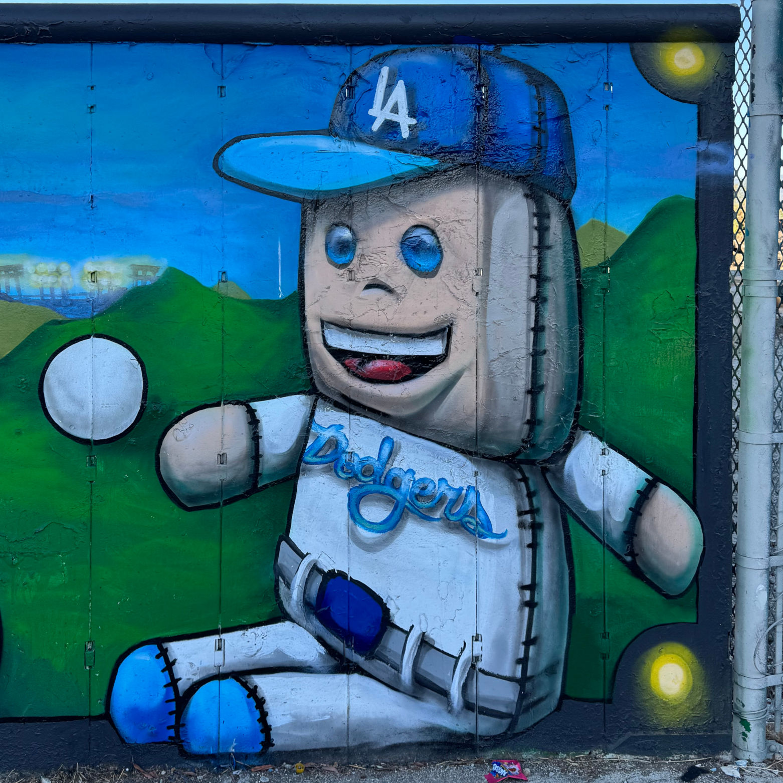 Mission Dodger Mural Dodger Doll