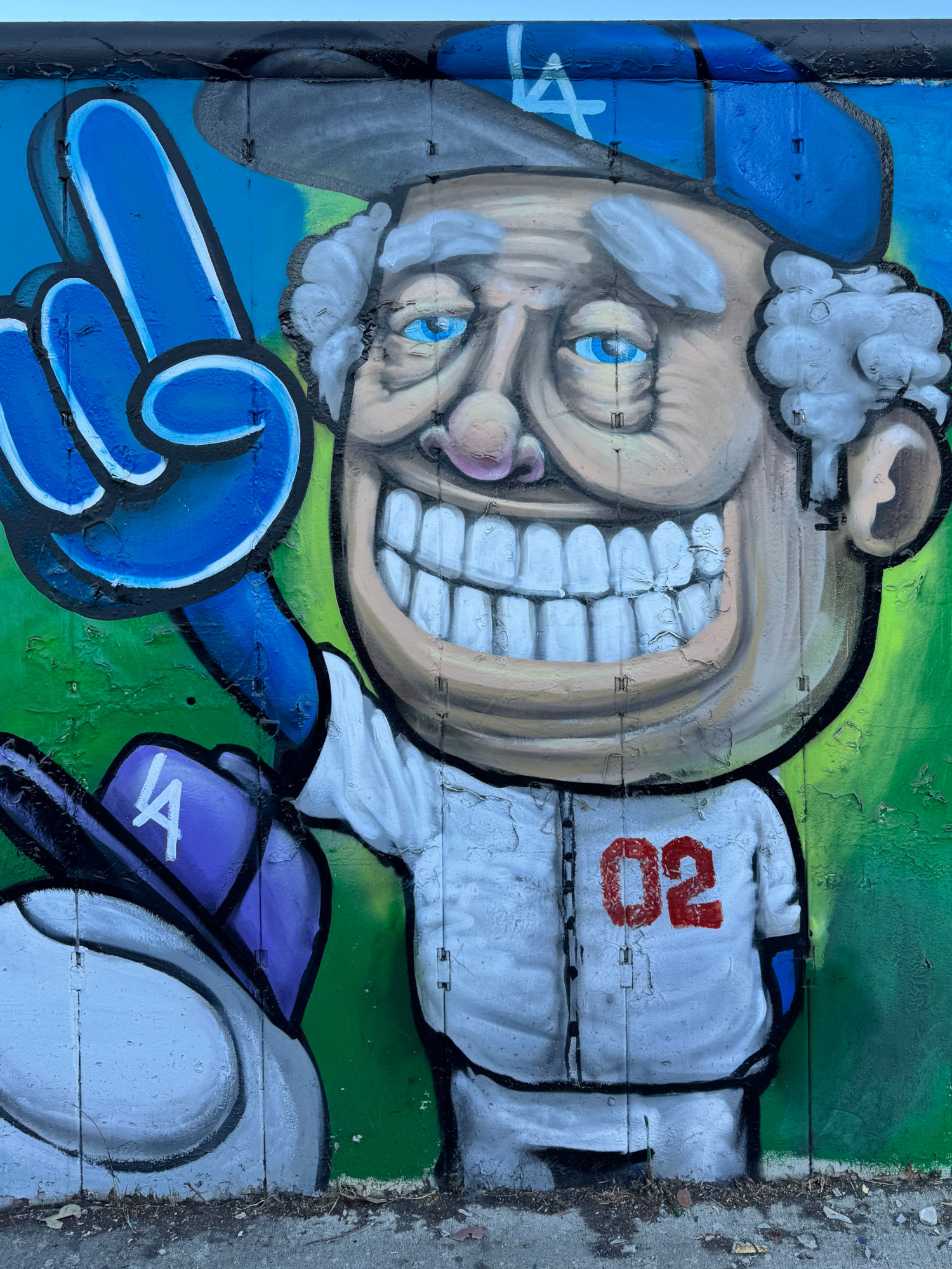 Mission Dodger Mural Tommy Lasorda