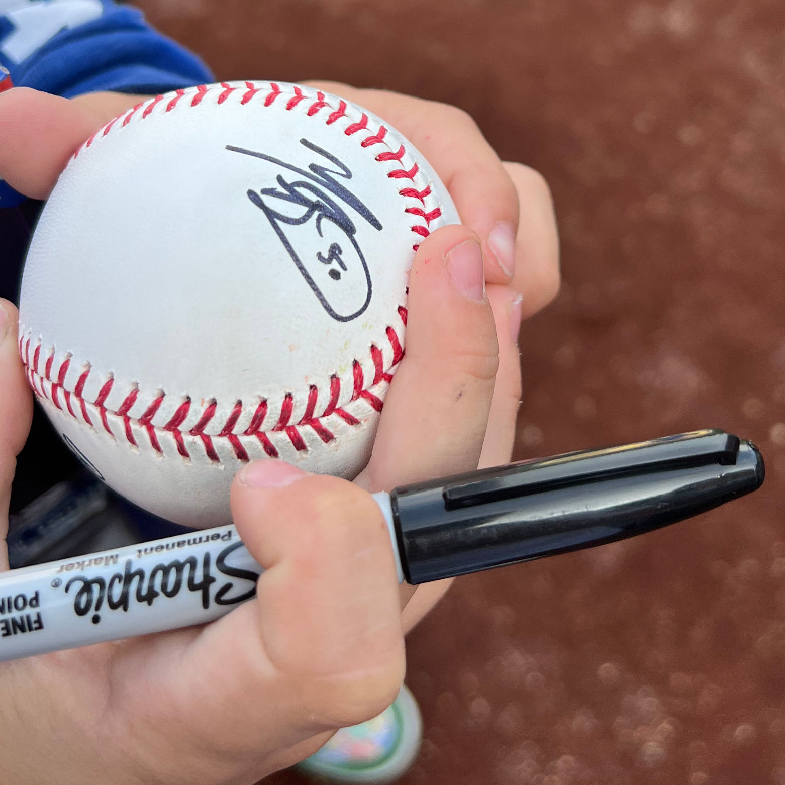Autographed Baseball Mookie Betts Autographed Baseball
