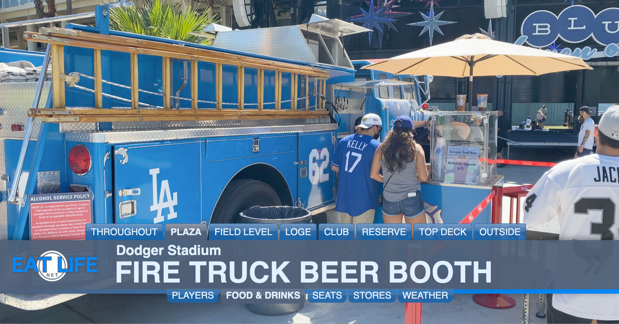 Fire Truck Beer Booth