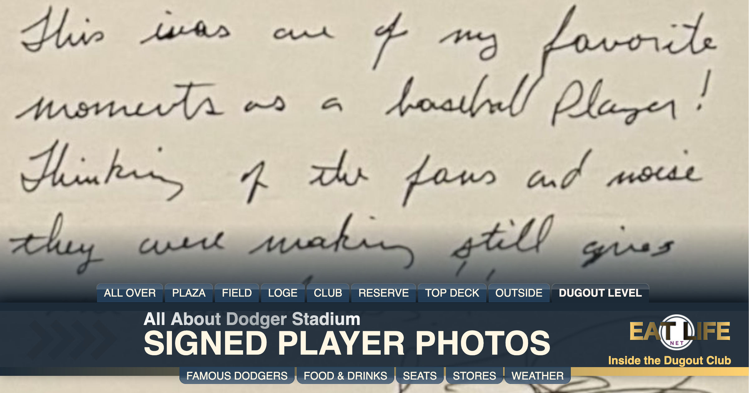 Signed Player Photos
