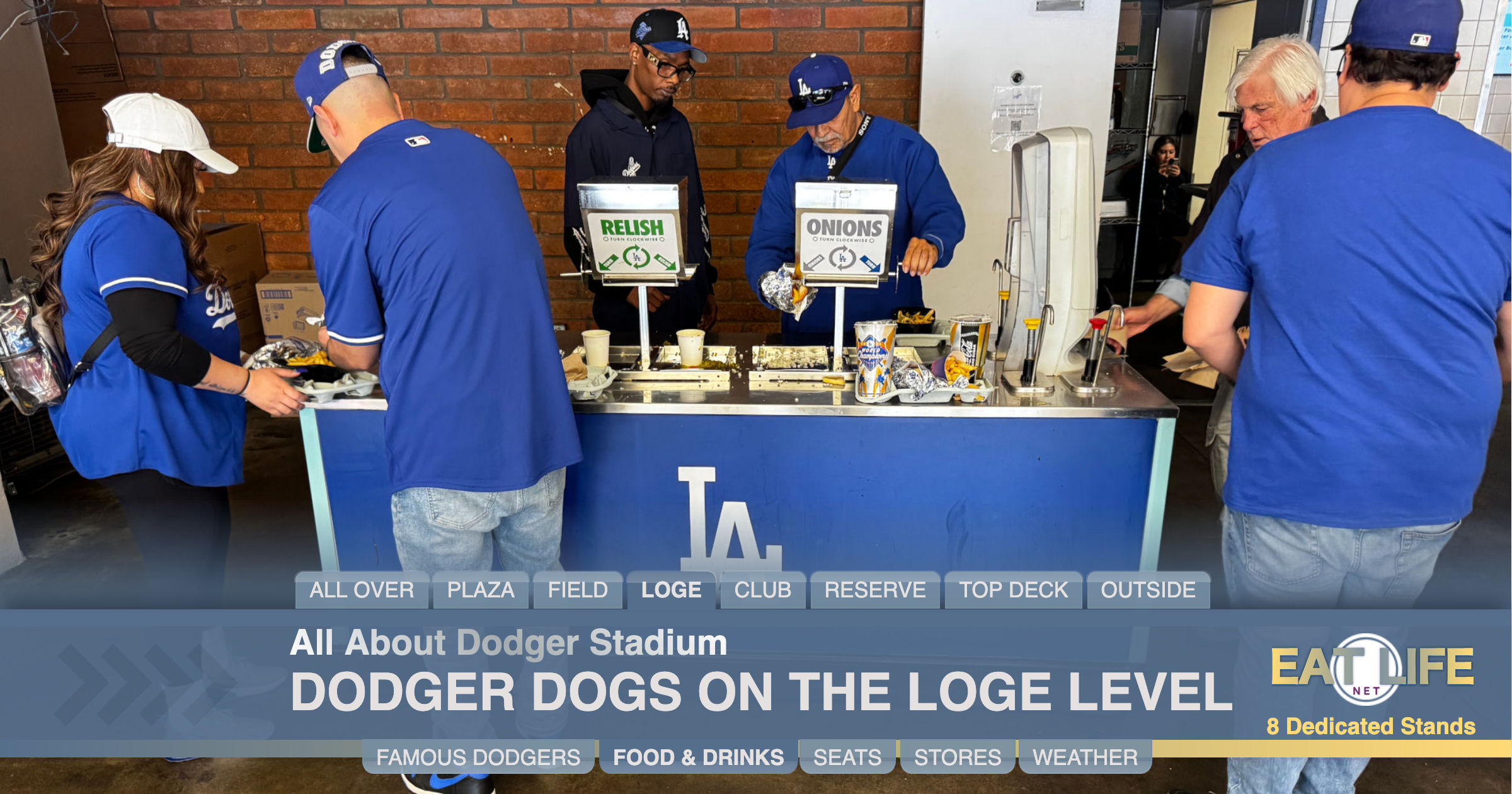 Dodger Dogs on the Loge Level