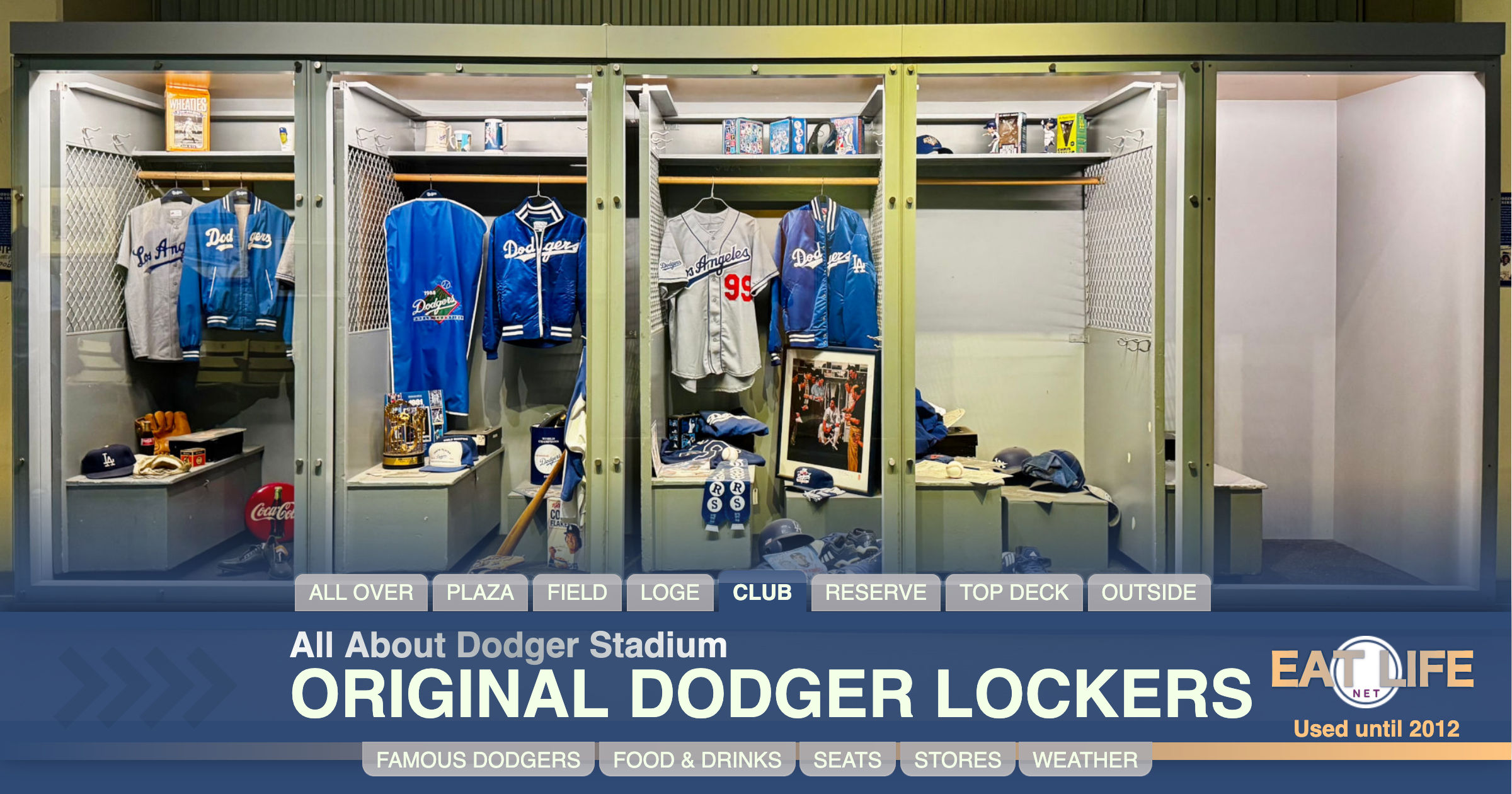 Original Dodger Lockers