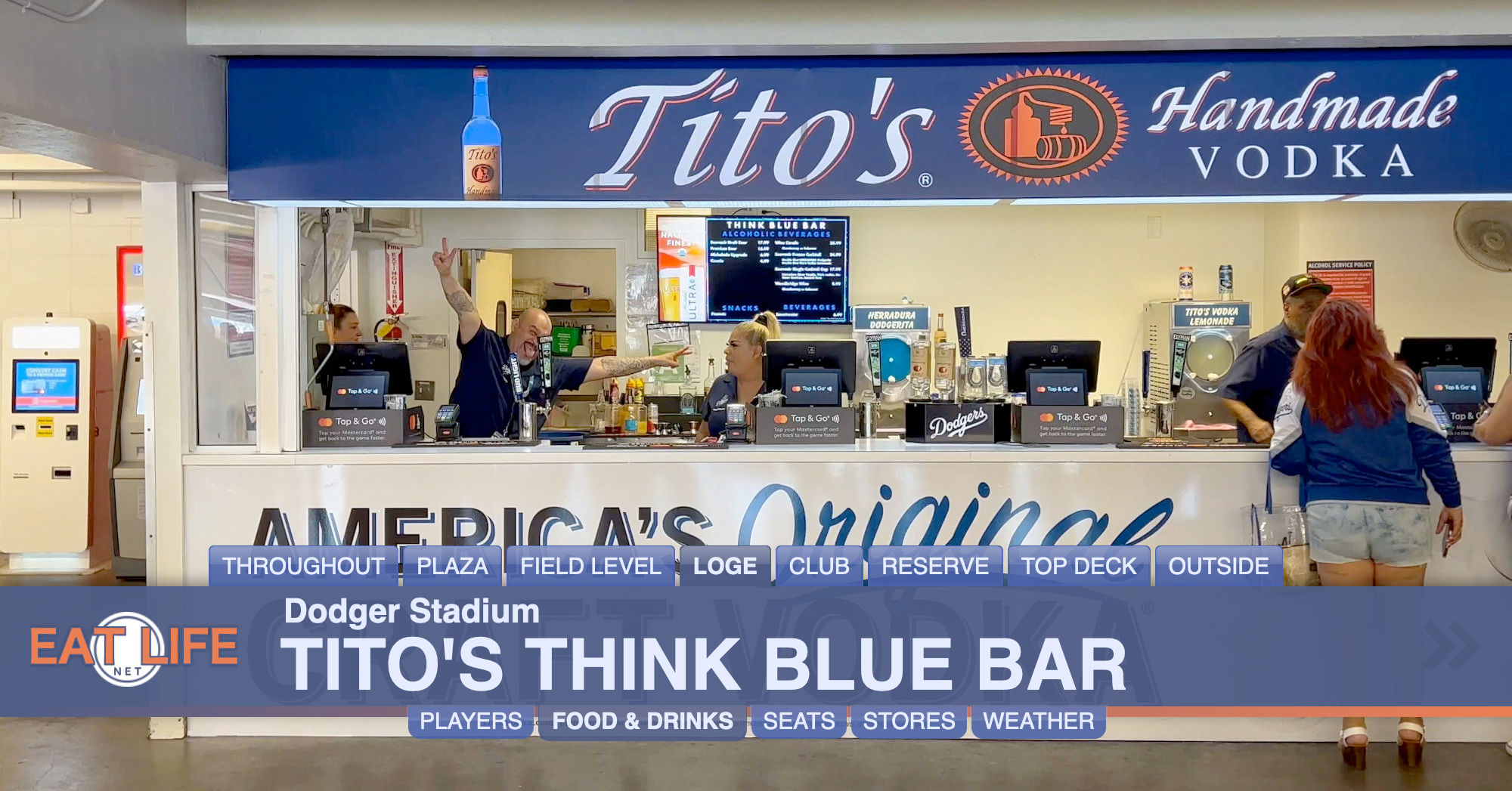 Tito's Think Blue Bar