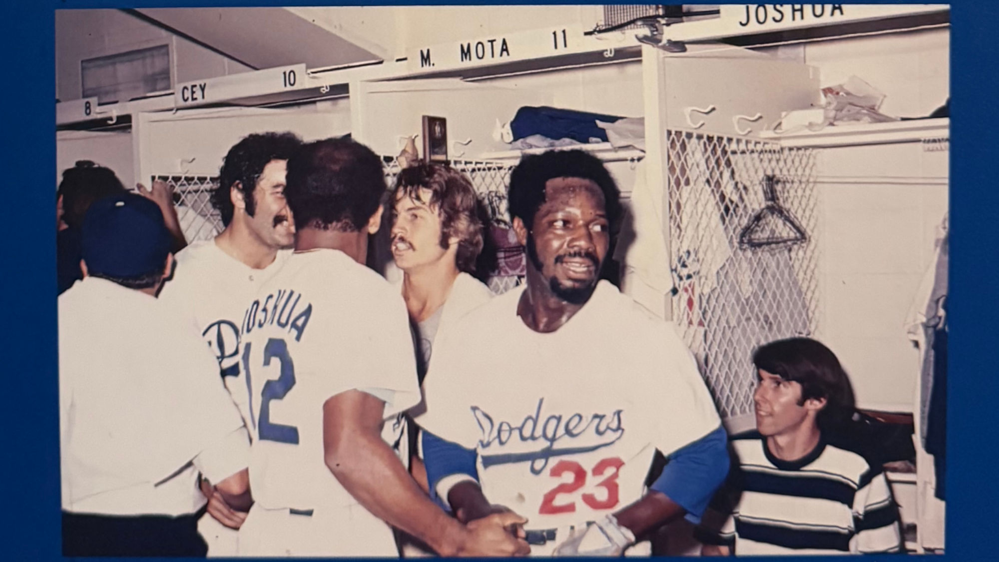 Original Dodger Stadium Lockers 1974 NLCS