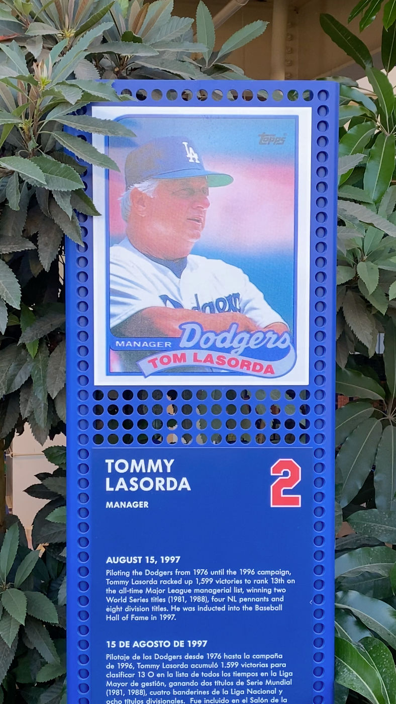 Retired Number Tommy Lasorda #2