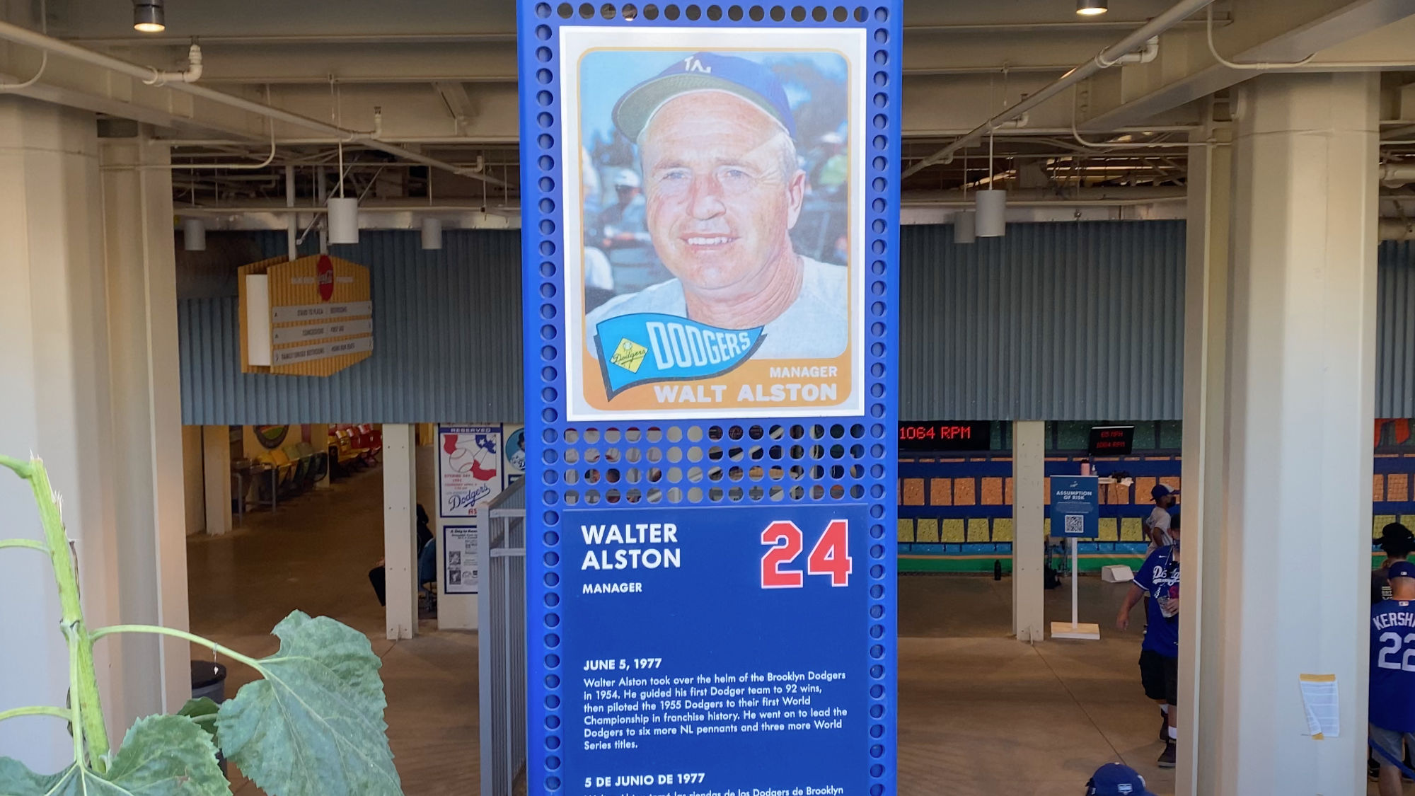 Retired Number Walter Alston #24