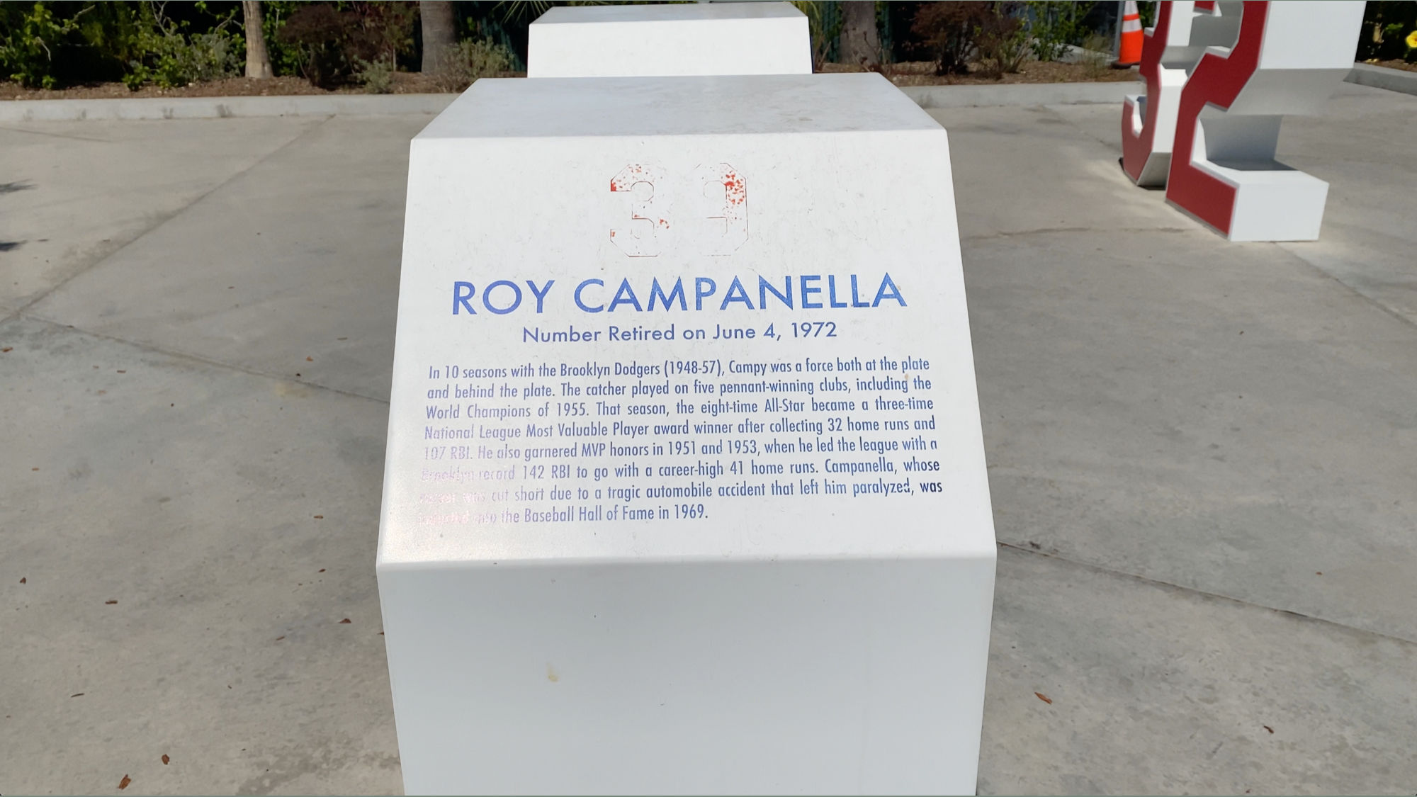 Retired Numbers Roy Campanella