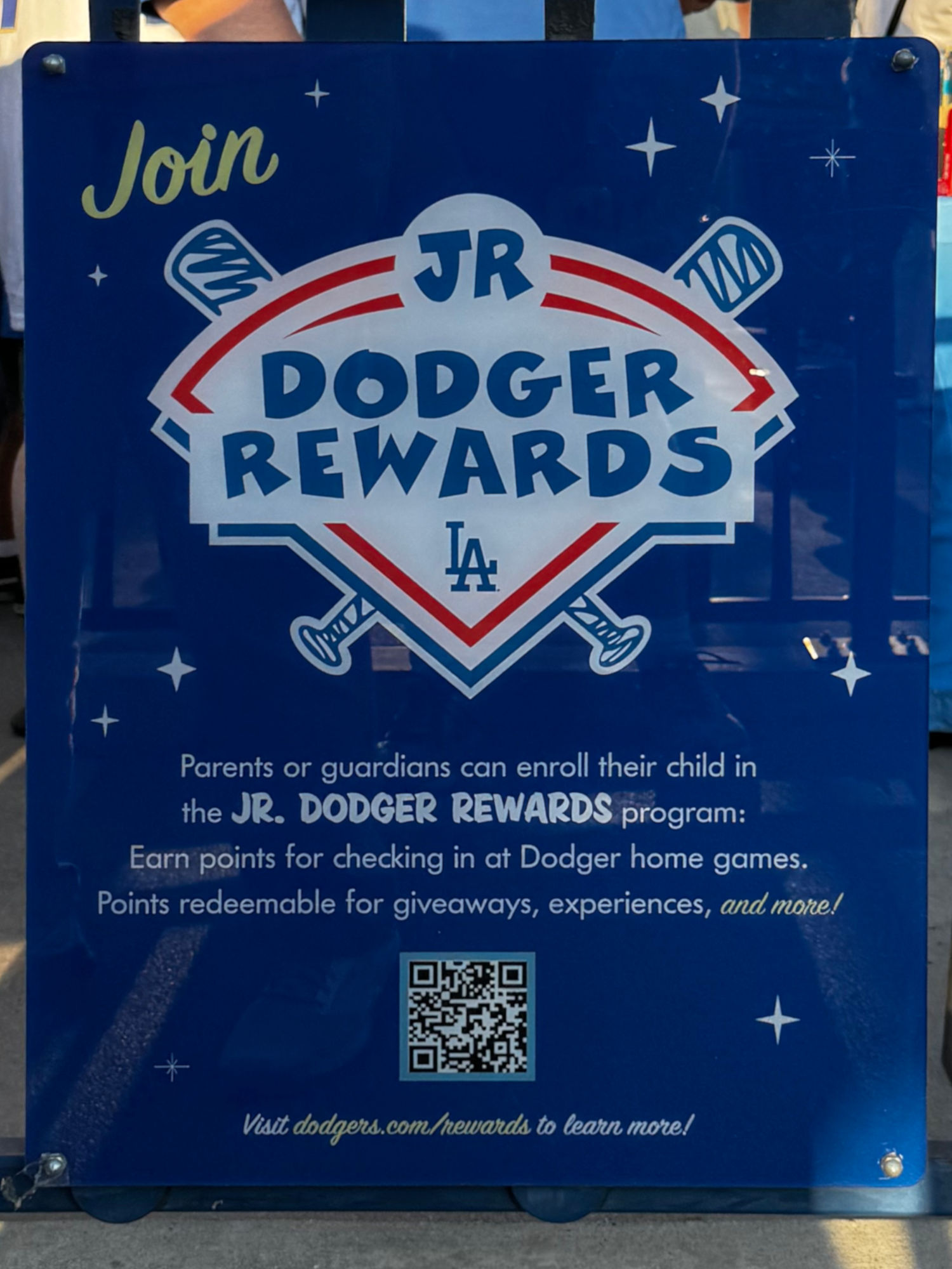Jr. Dodger Rewards Program Jr. Dodger