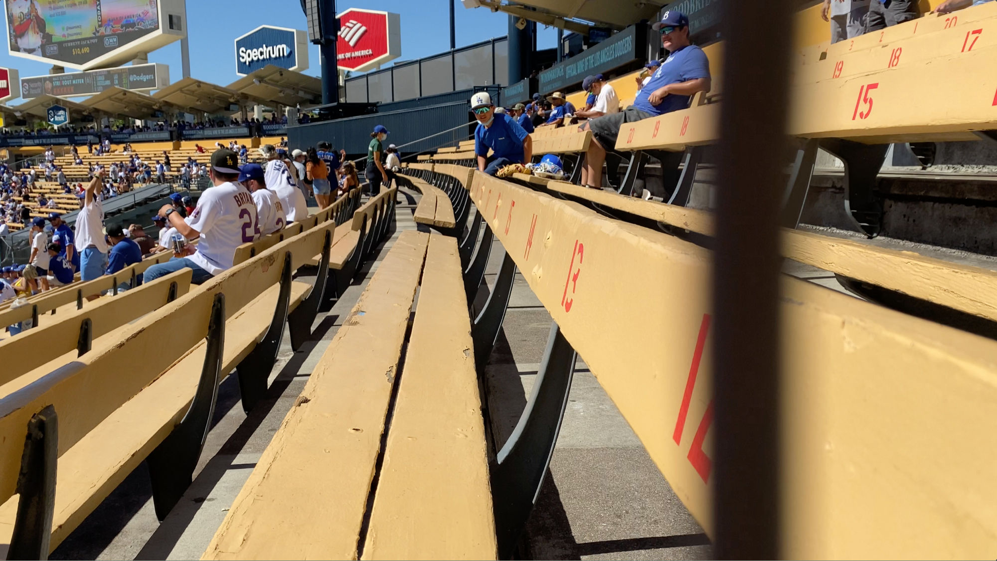 Right Field Pavilion Bench Seats