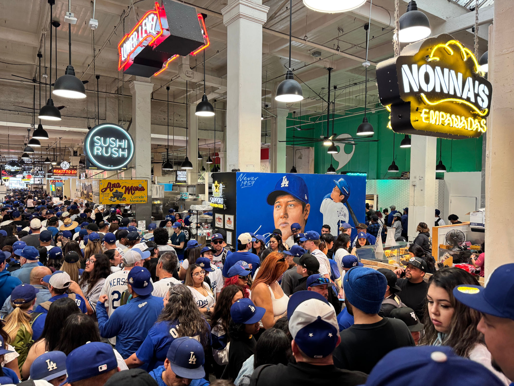 Shohei Ohtani Mural Grand Central Market