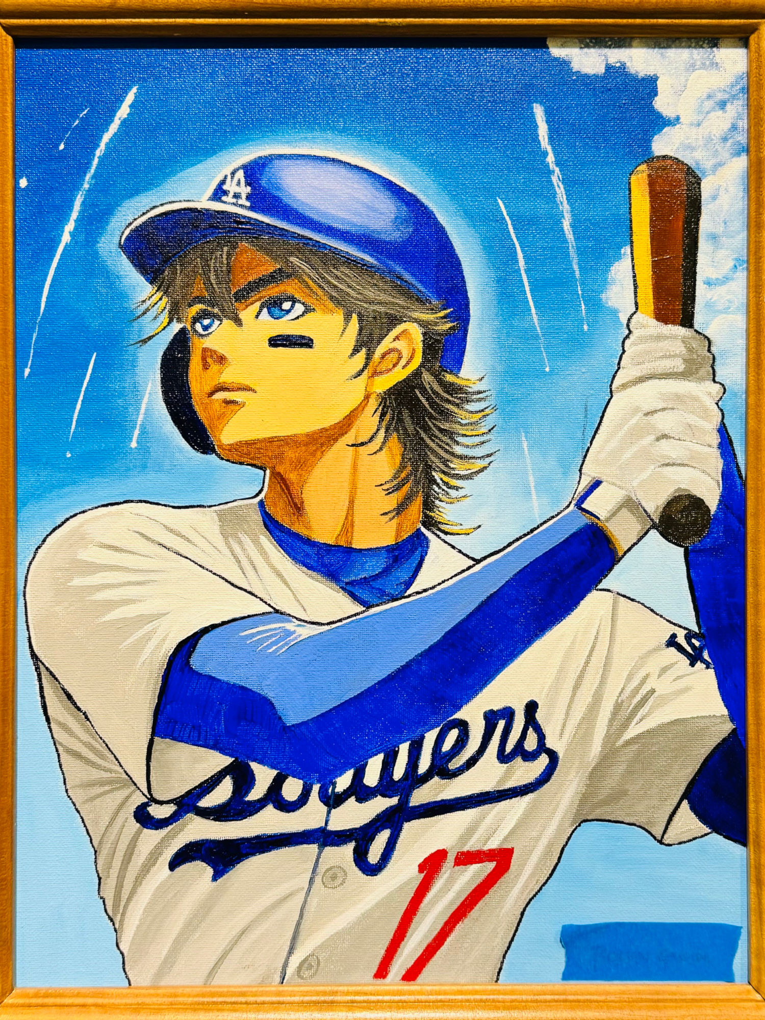 Painting By Robbin Grimm Shohei Ohtani Painting By Robbin Grimm
