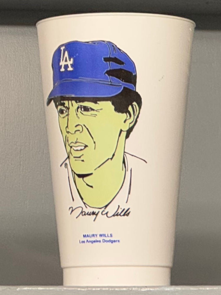 Slurpee Cup Maury Wills