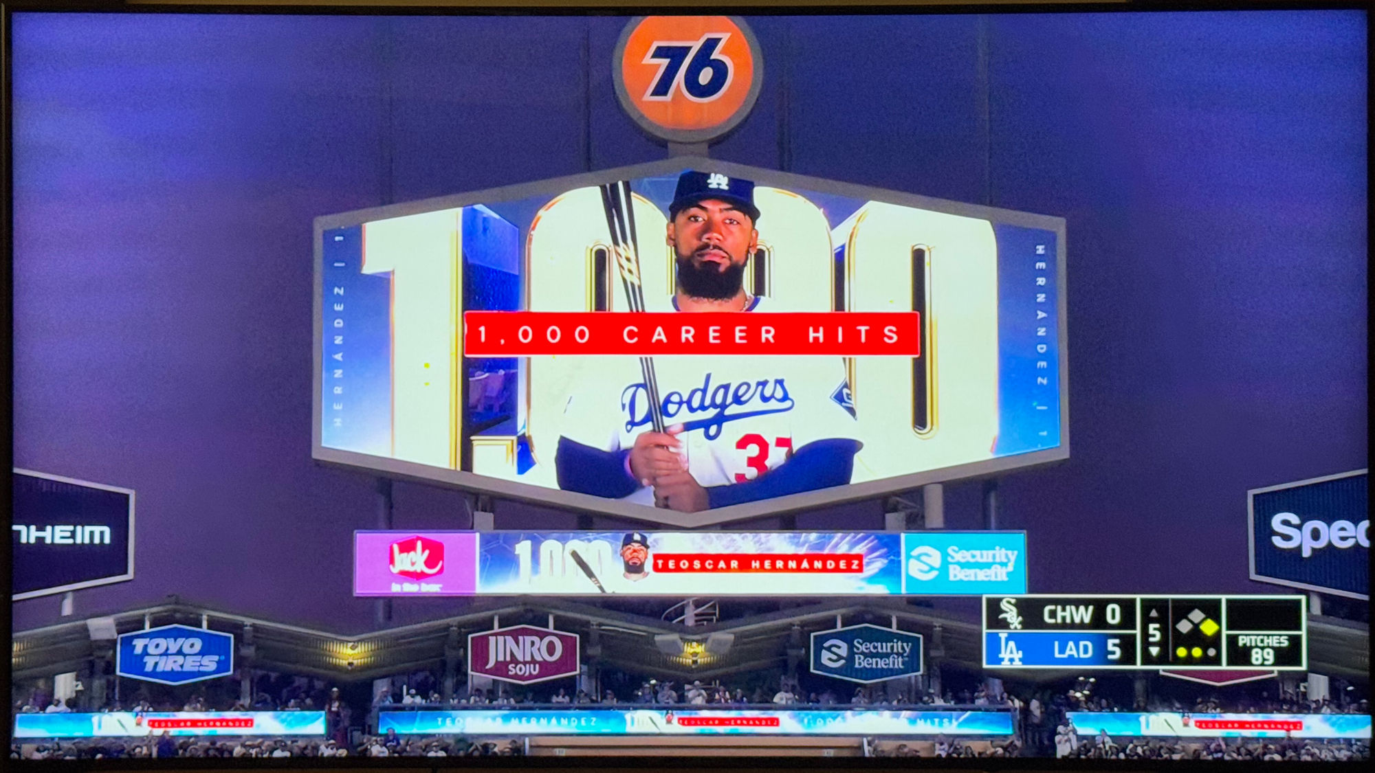 1000 Career Hits Teoscar Hernandez 1000 Career Hits