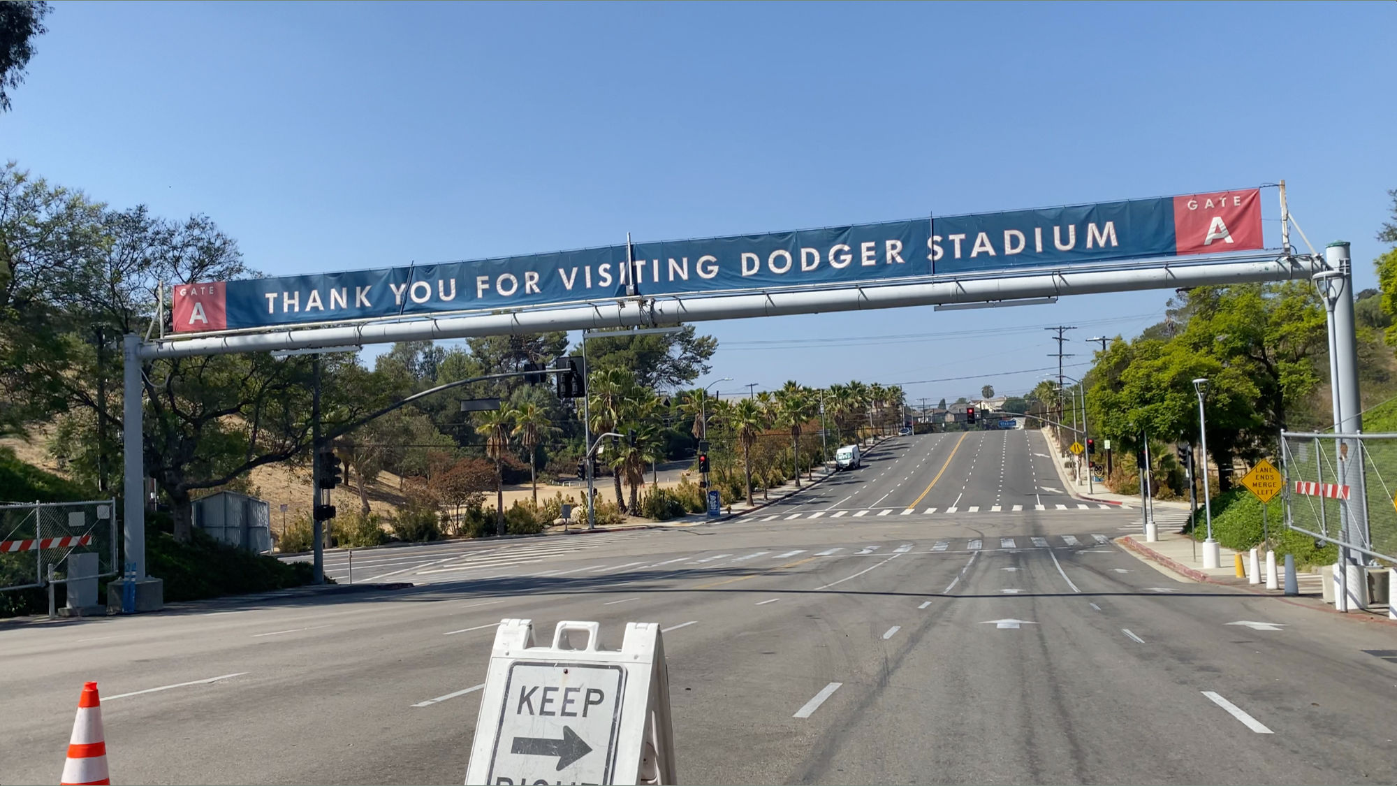 Dodger Stadium Thank You for Visiting