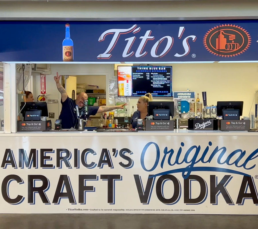 Tito's Think Blue Bar