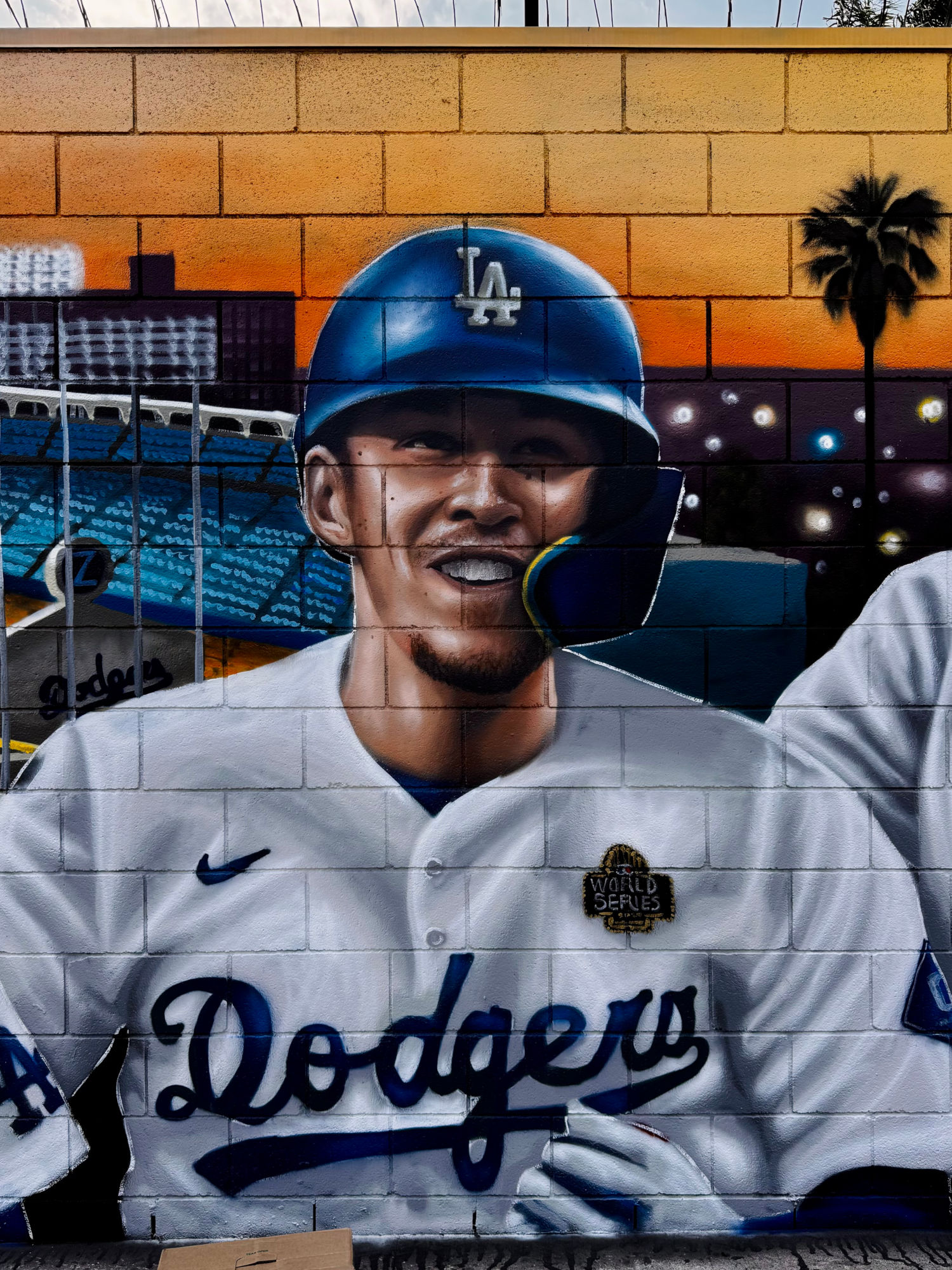 Tommy Edman Hooper Ave Dodger Mural