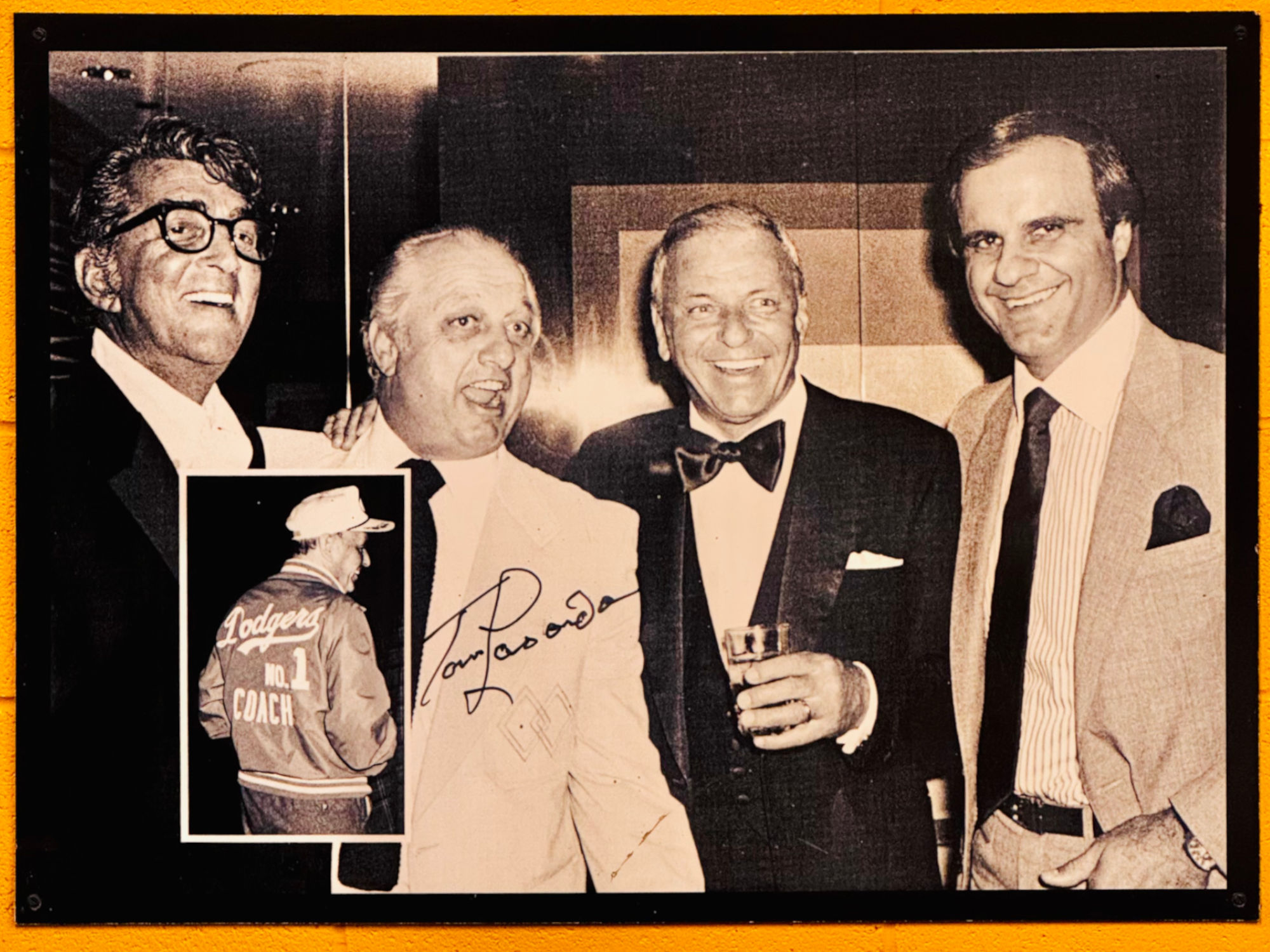 Dean Martin Tommy Lasorda Dean Martin
