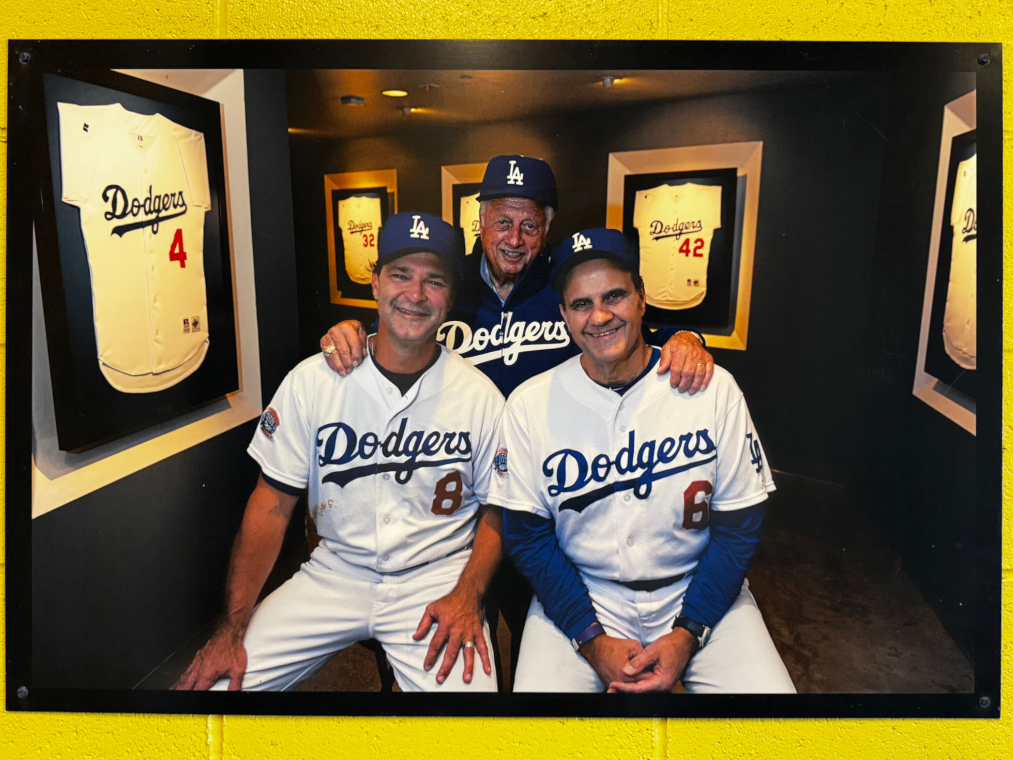 Don Mattingly Joe Torre Tommy Lasorda Don Mattingly Joe Torre