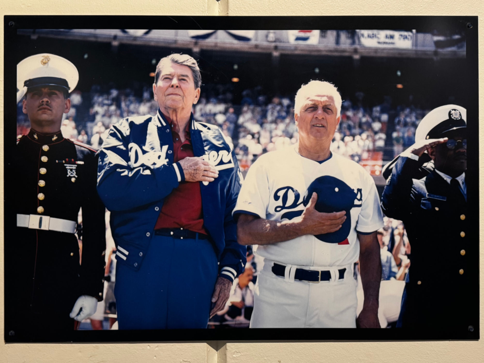 Ronald Reagan Tommy Lasorda Ronald Reagan