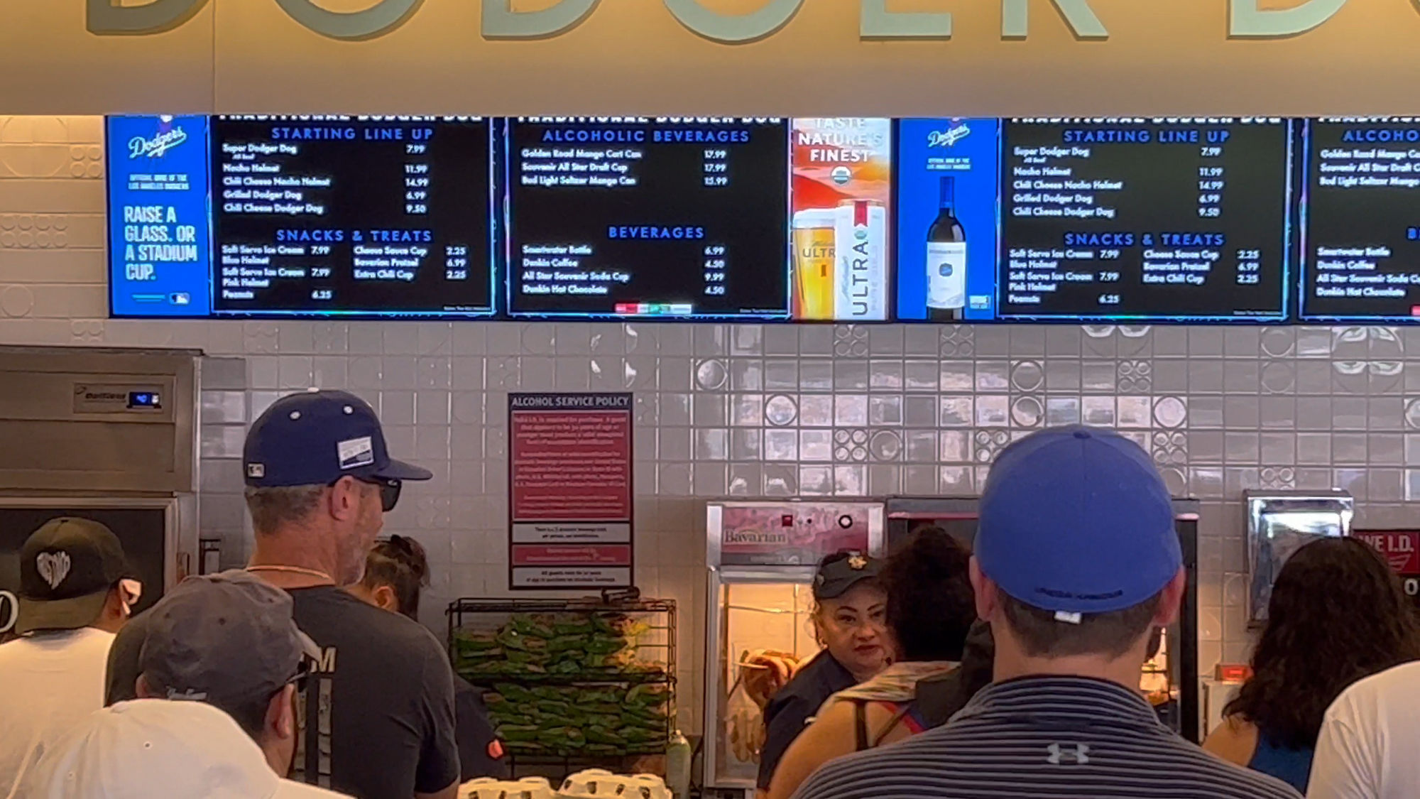 Dodger Dogs Traditional Field Menu