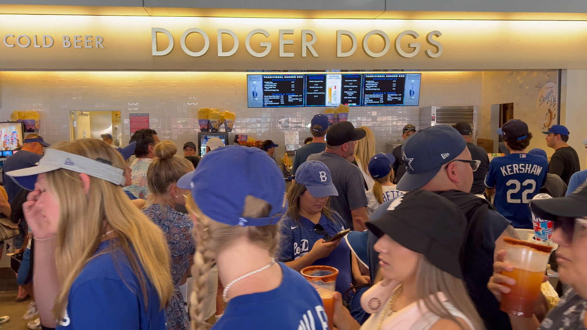 Traditional Dodger Dogs Line