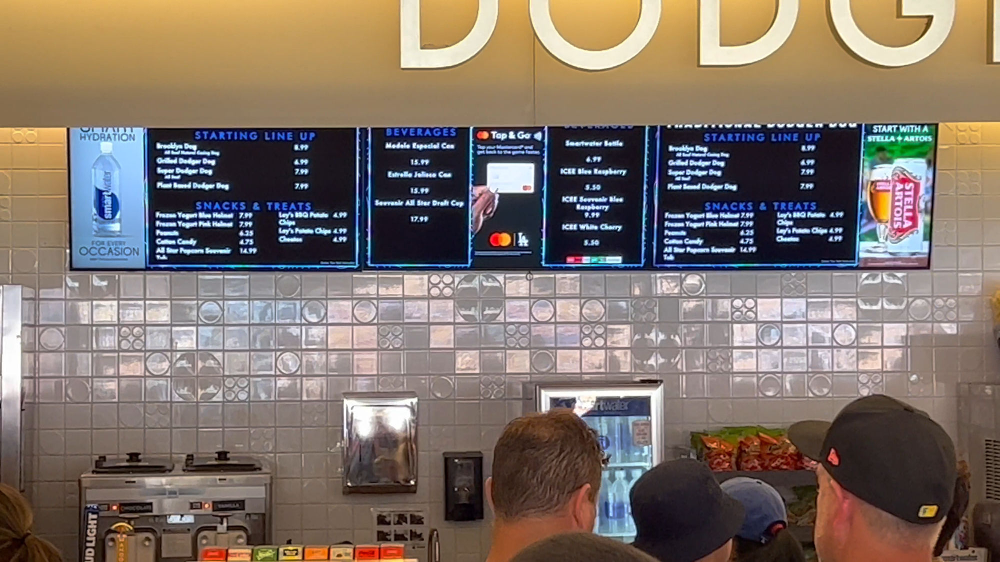 Traditional Dodger Dogs Menu